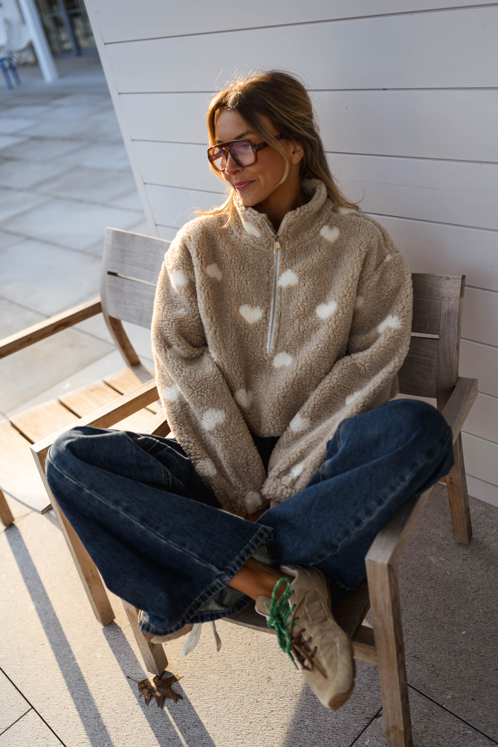 Beige Carmen Fleece Jacket - Image 2