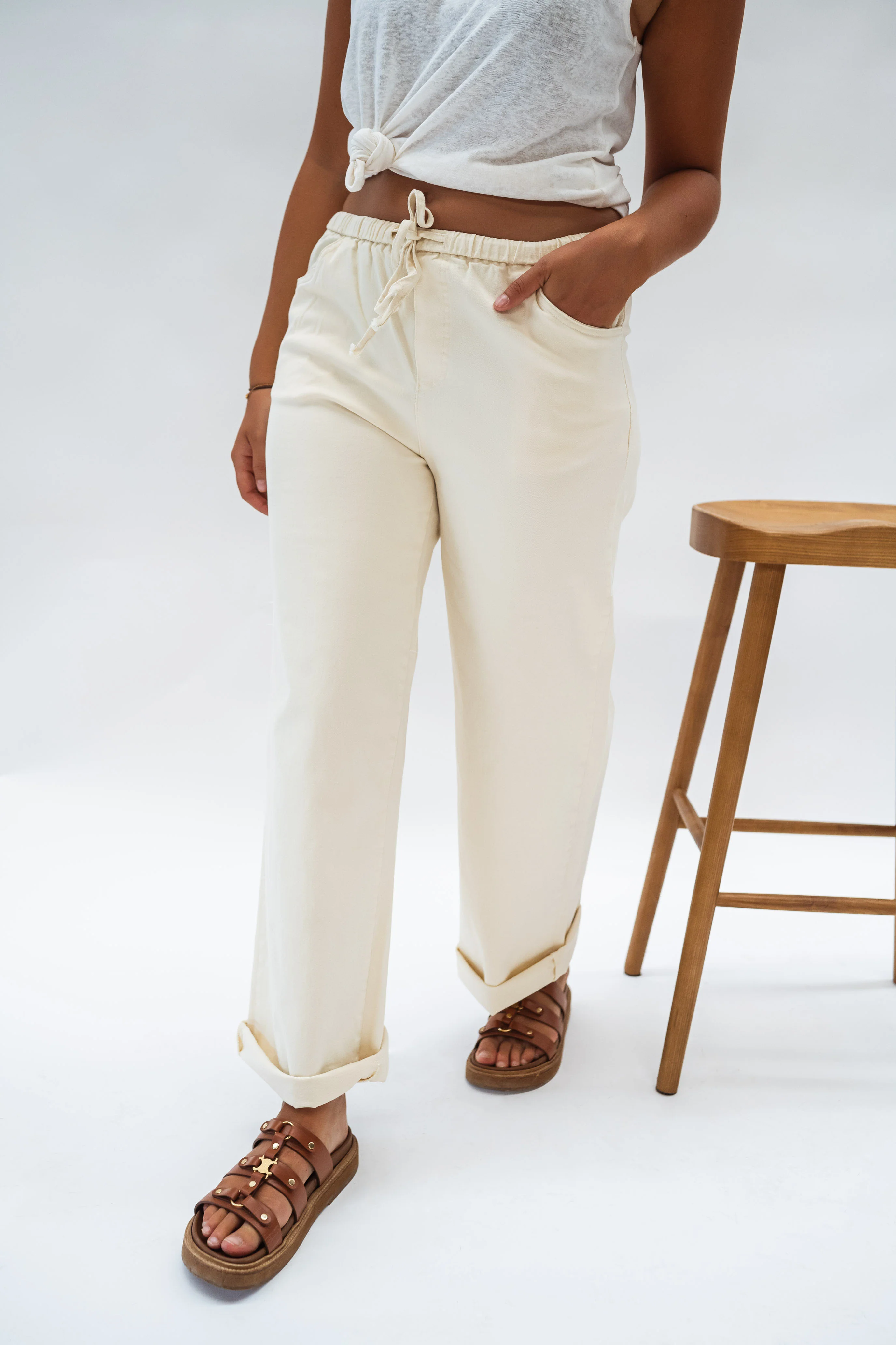 Beige Davy Jeans - Image 4