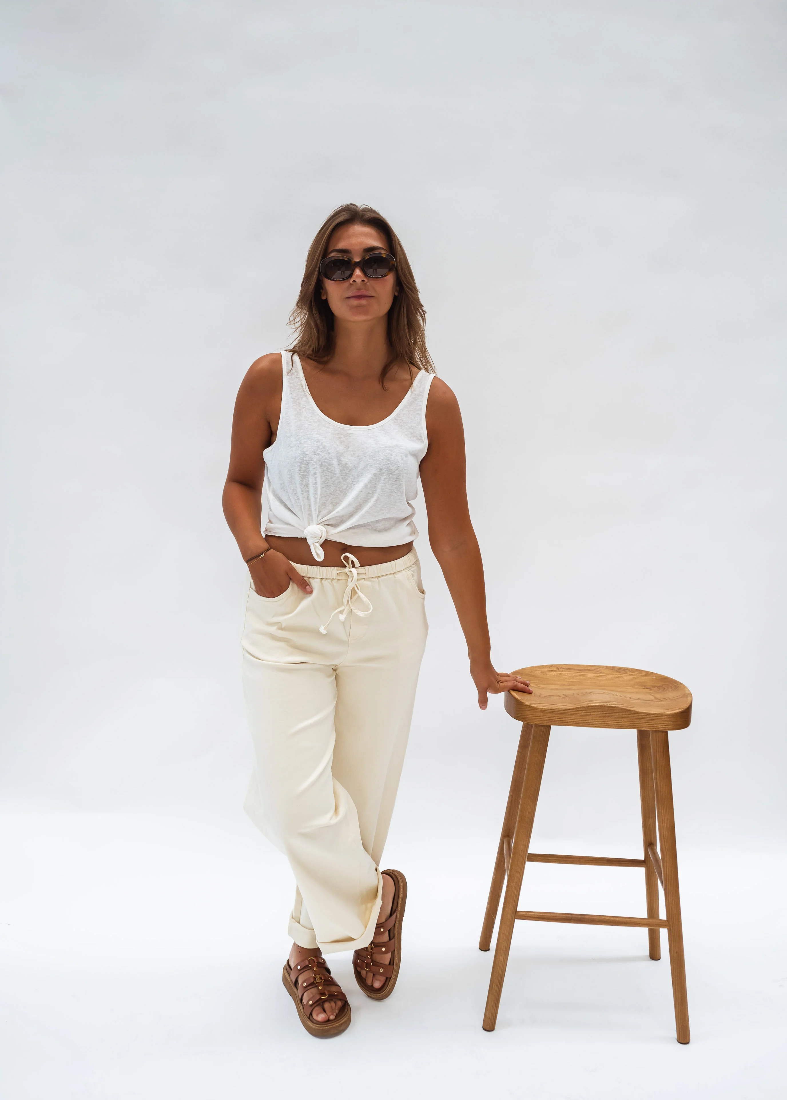 Beige Davy Jeans - Image 6