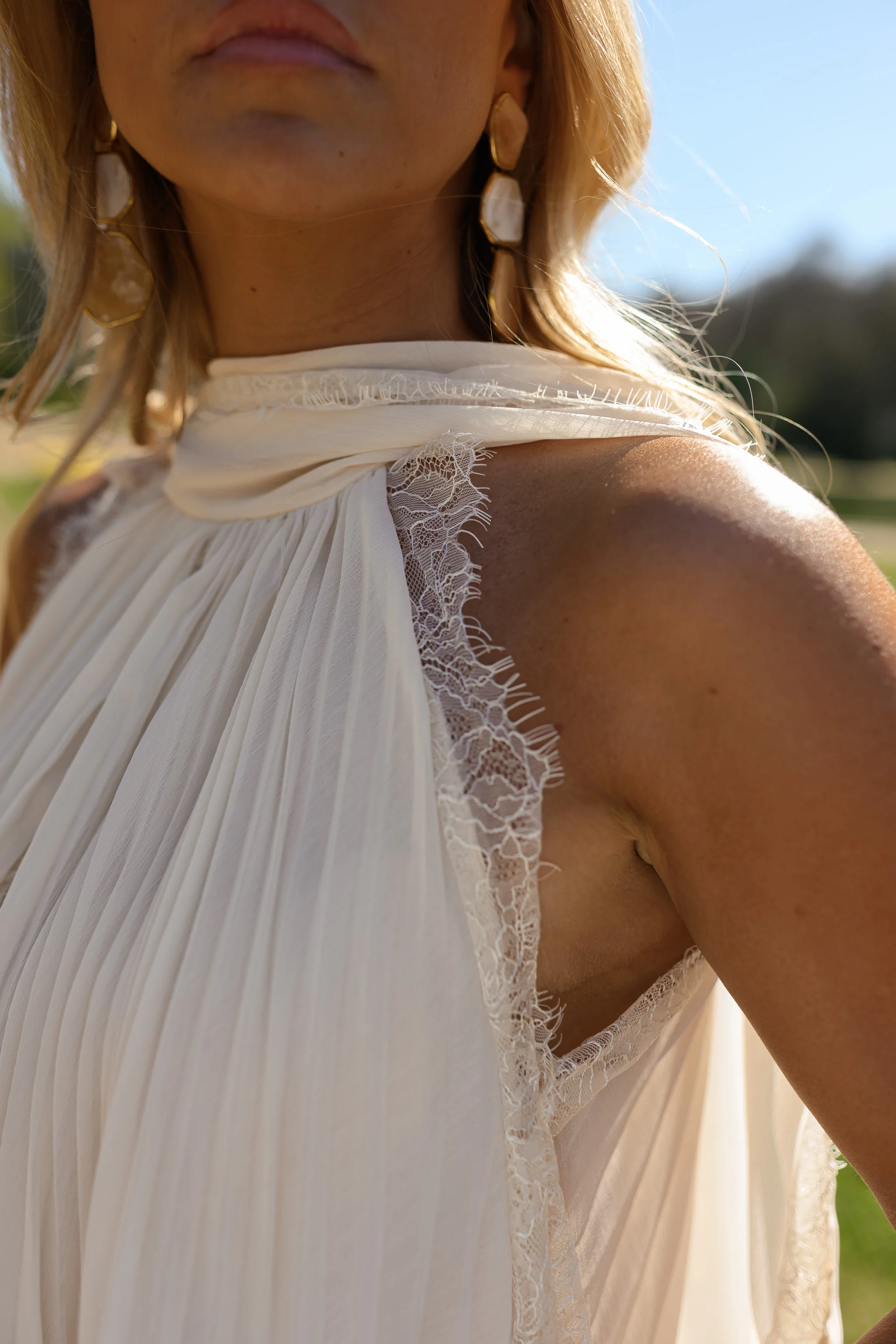 Beige Lace Nath Top - Image 13