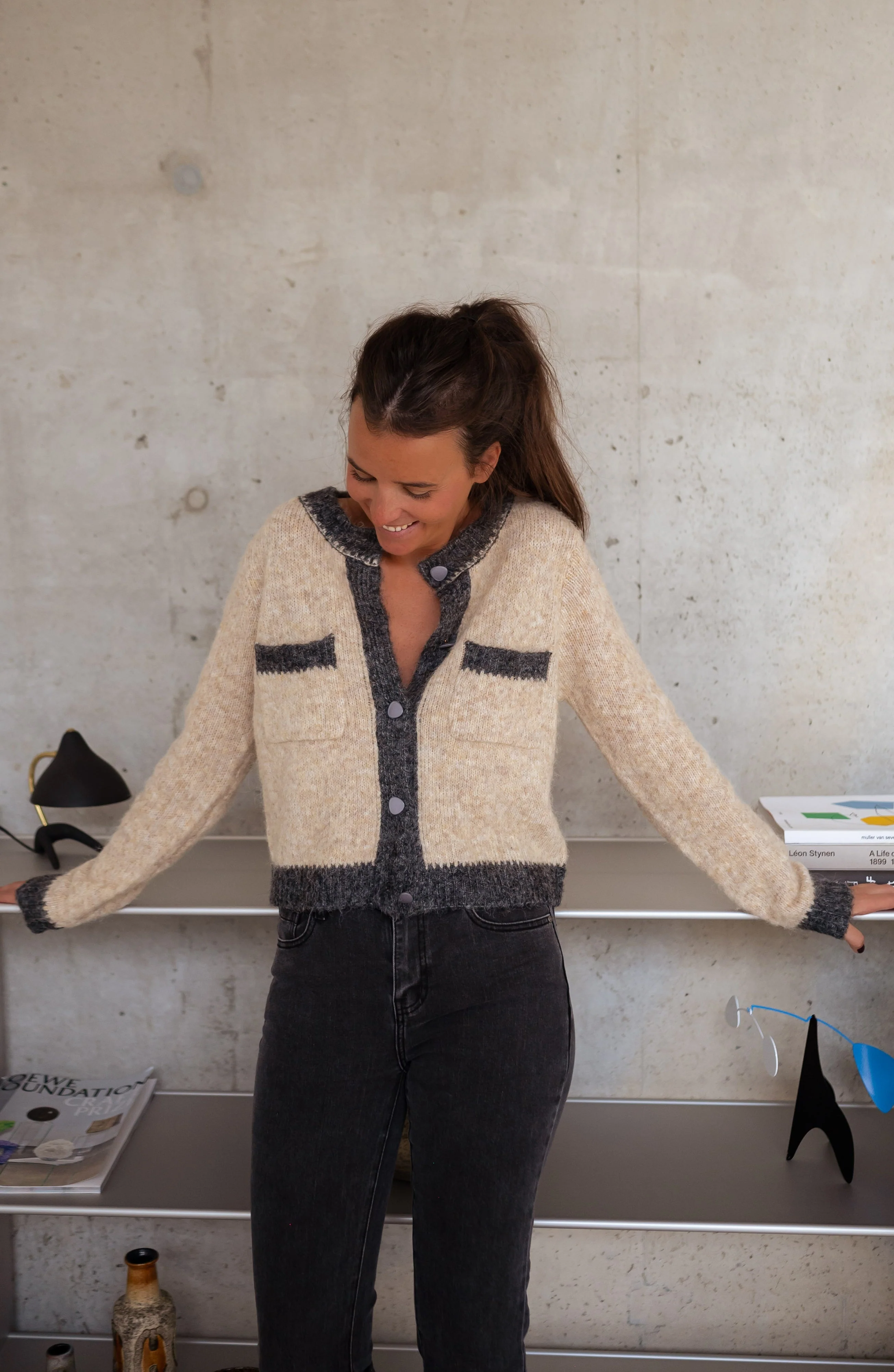 Beige Laly Cardigan - Image 6
