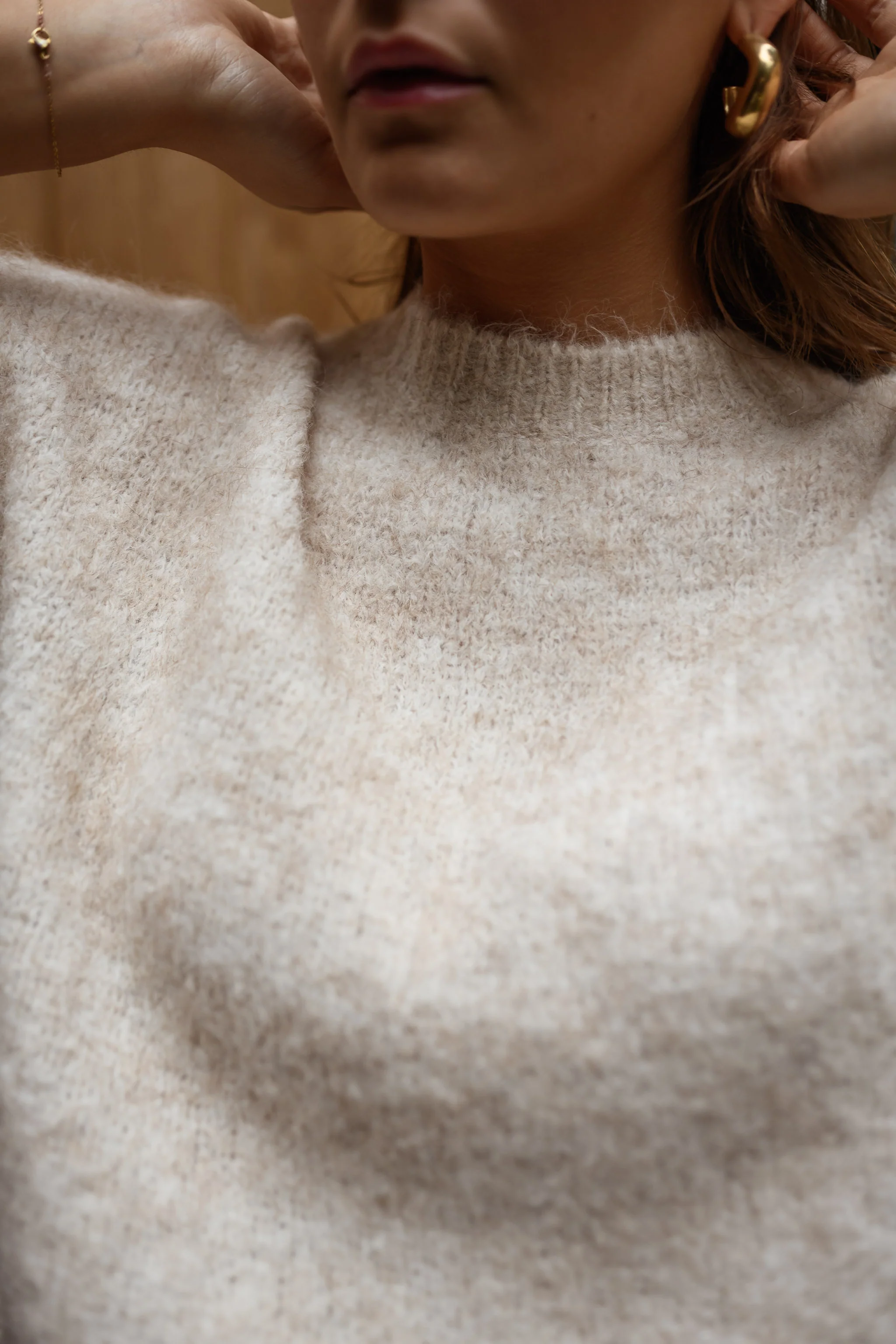 Beige Luck Sweater - Image 3