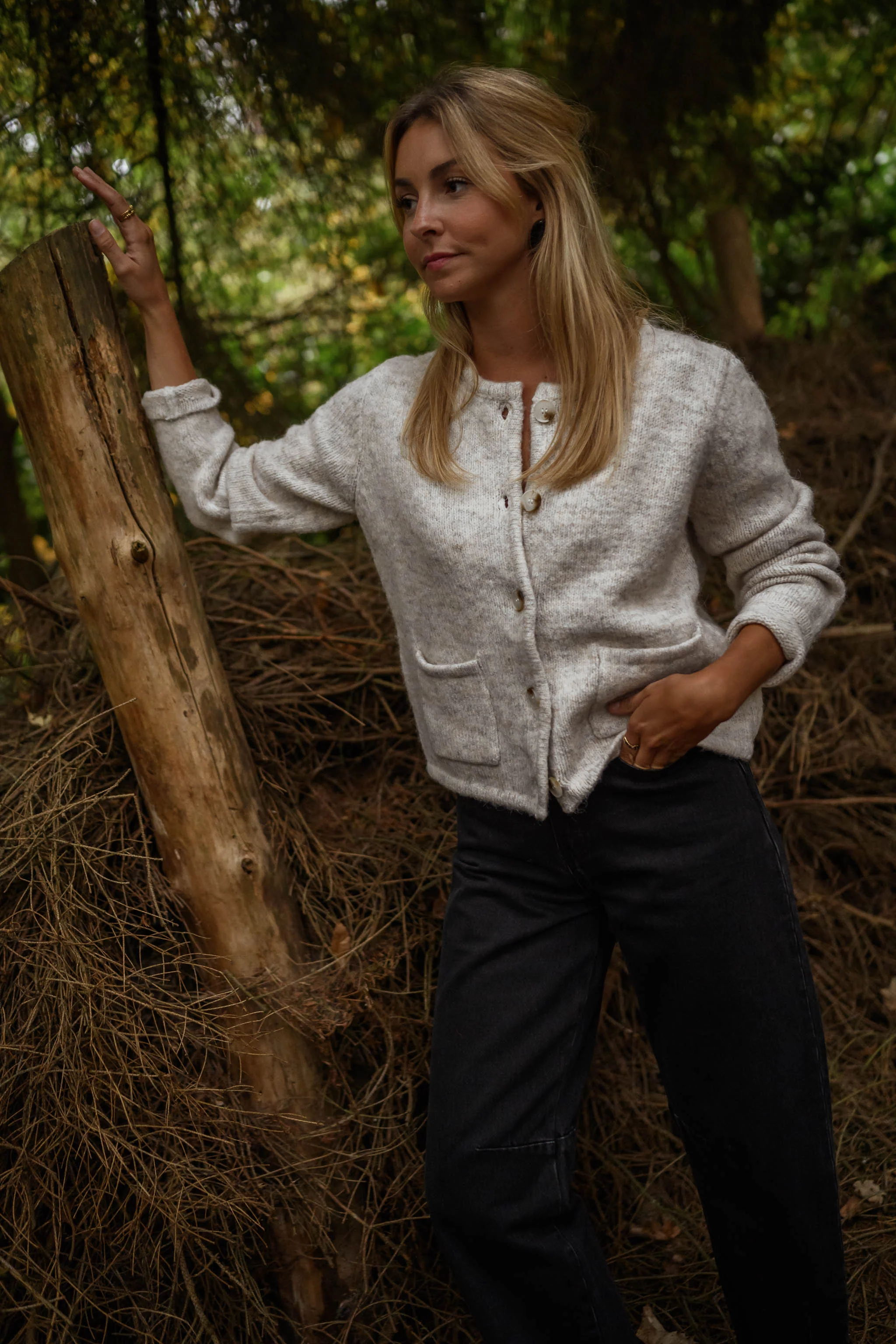 Beige Milene Cardigan - Image 7