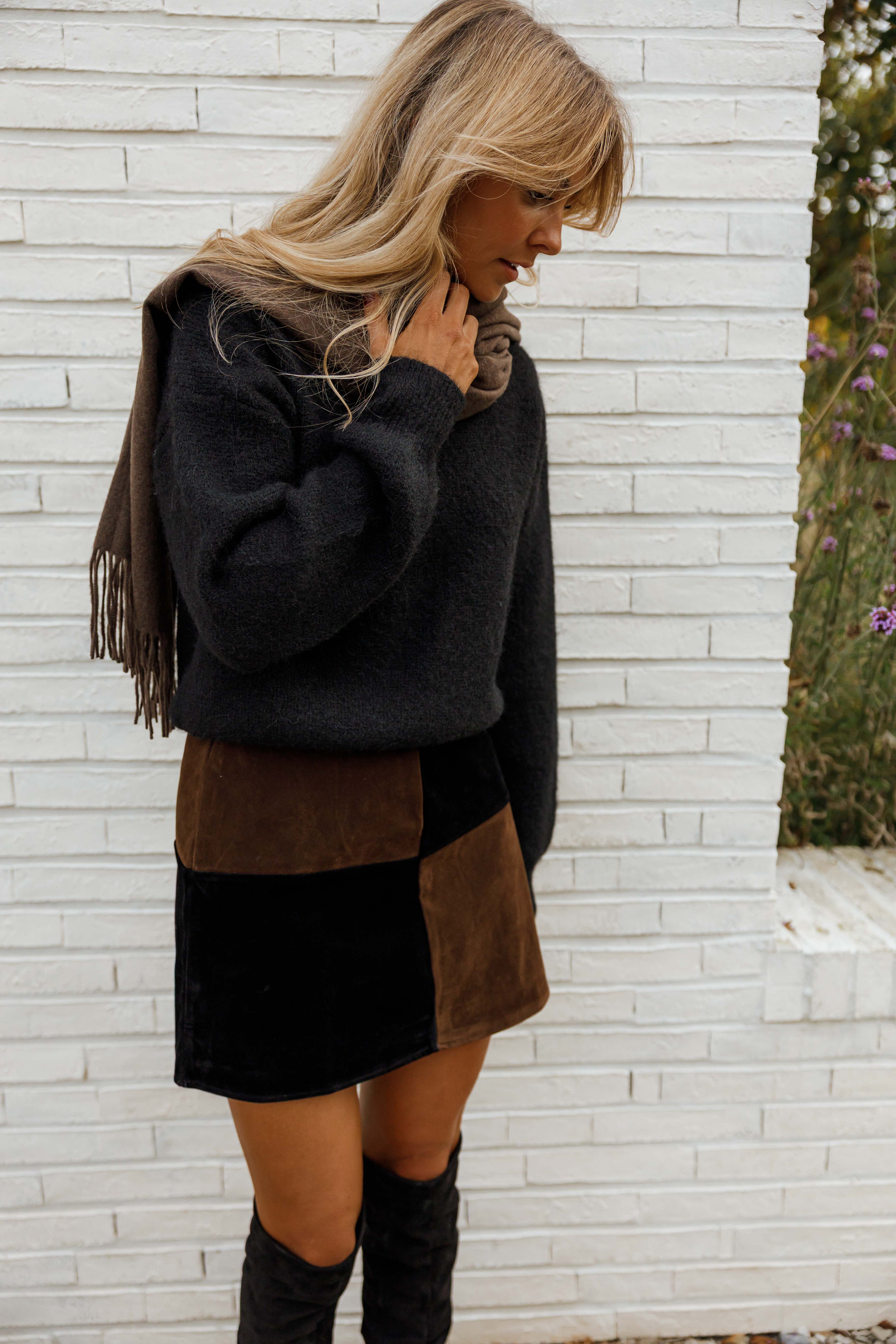 Black and Brown Asan Skirt - Image 13