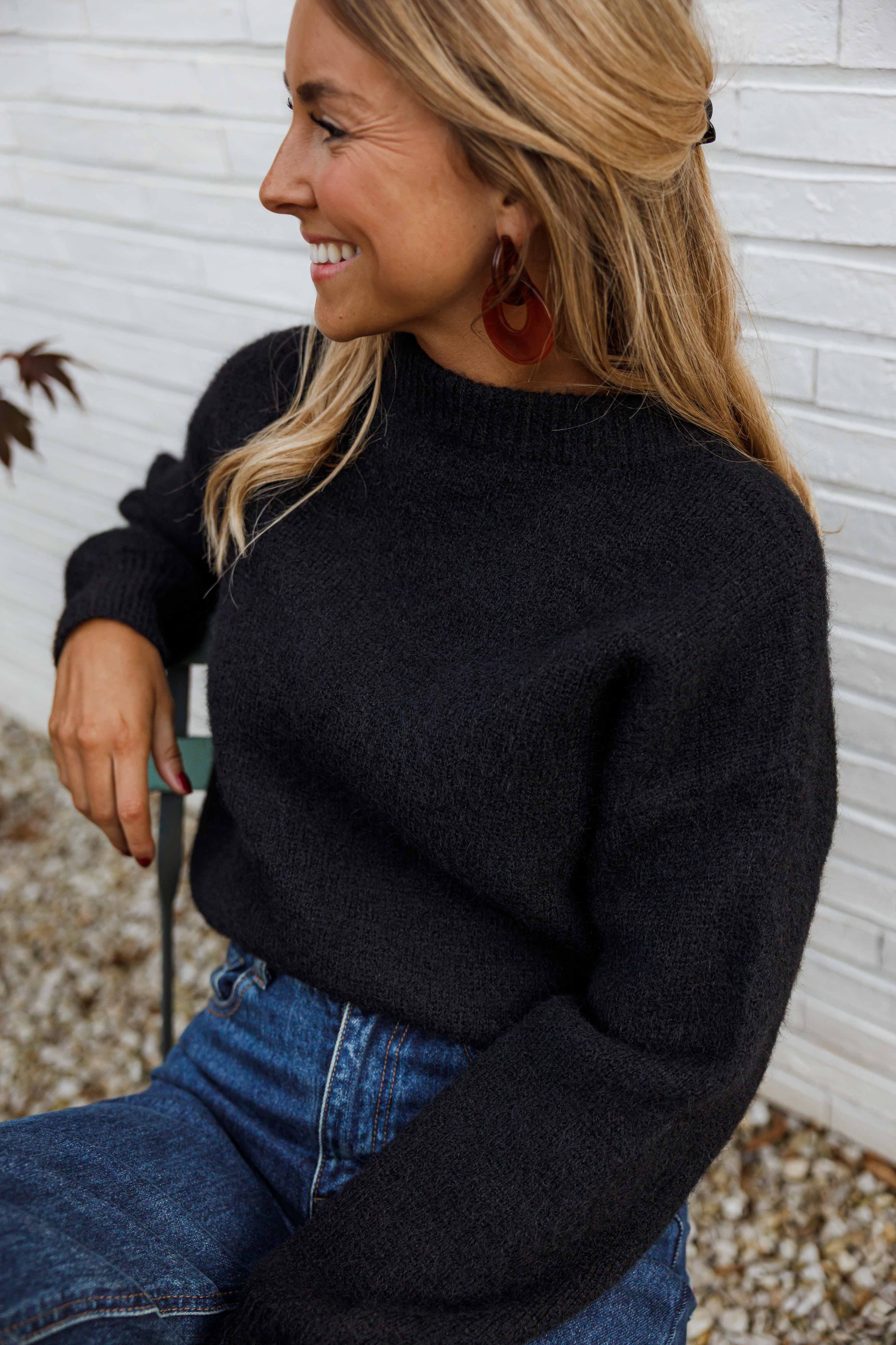 Black Elga Sweater - Image 2