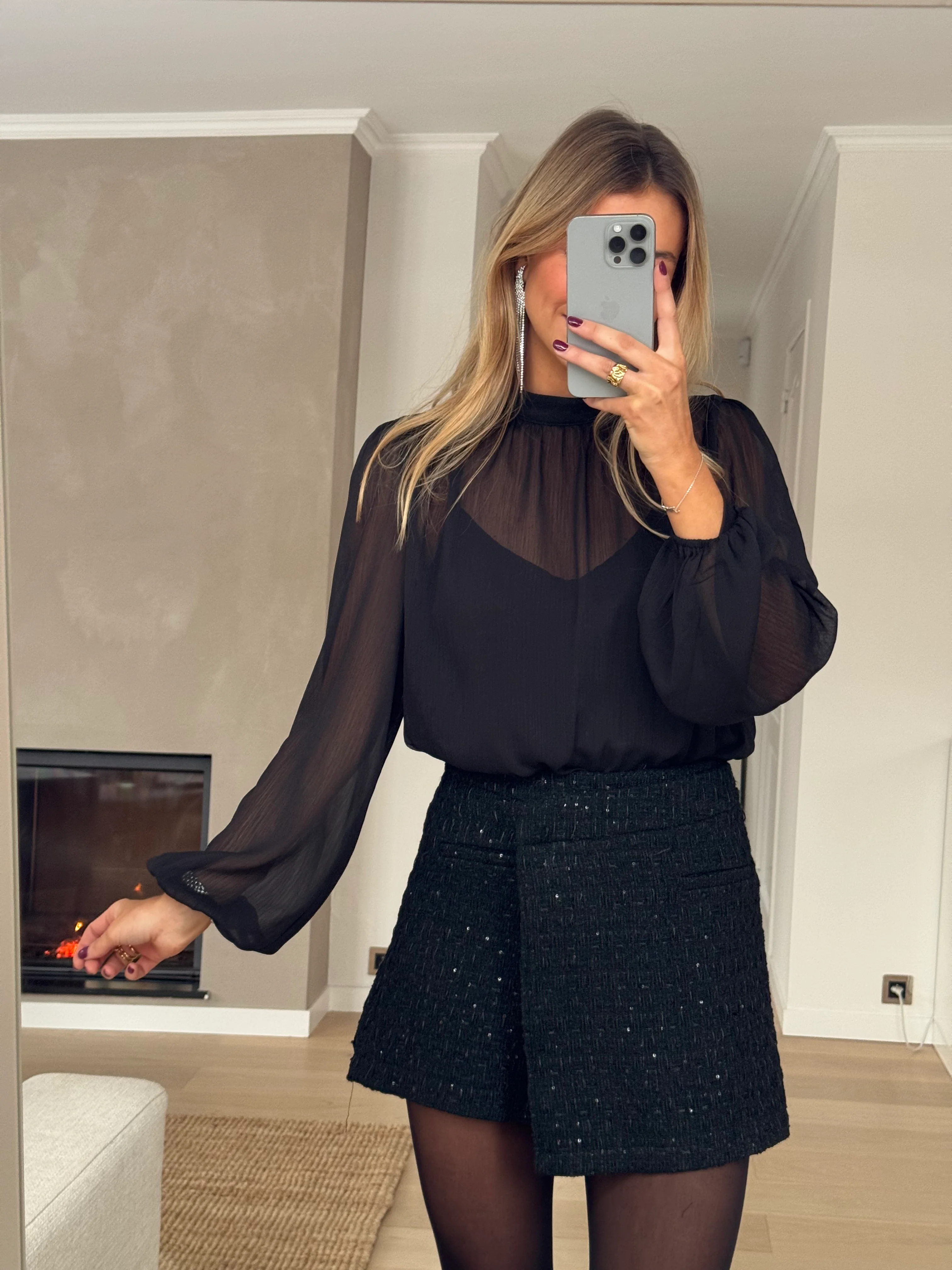 Black Idea Blouse - Image 12