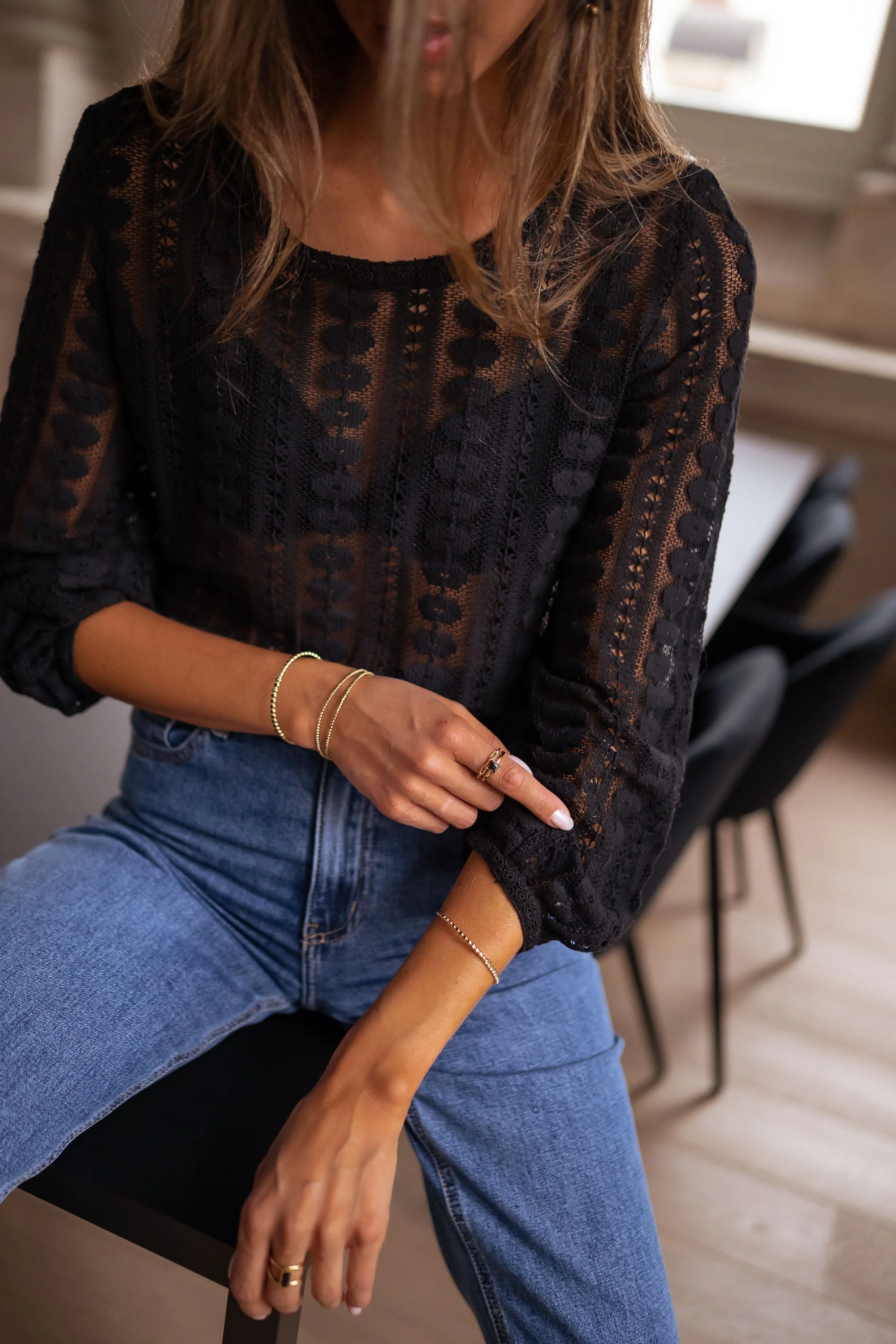Black Laslo Blouse - Image 4