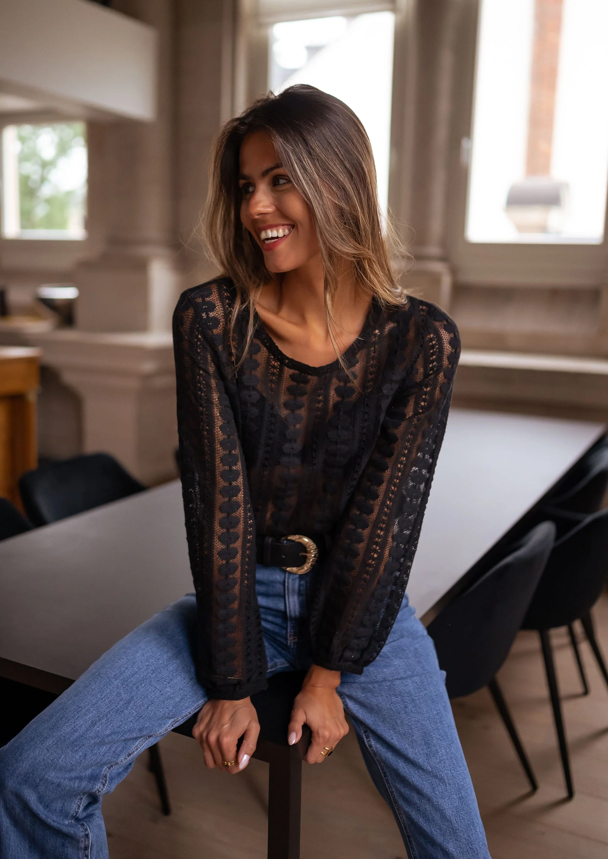 Black Laslo Blouse - Image 9
