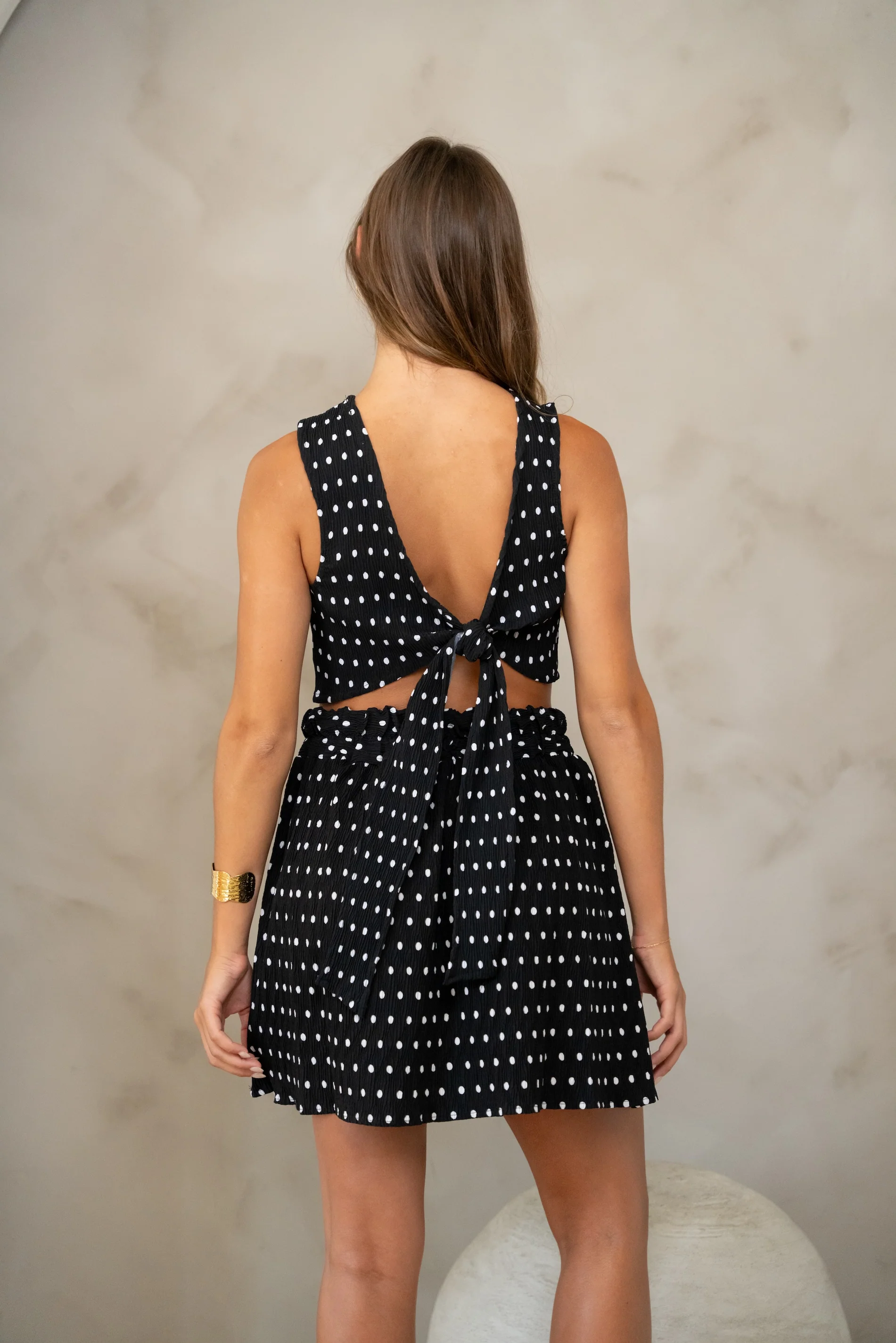 Black Polka Dots Lena Skirt - Image 9