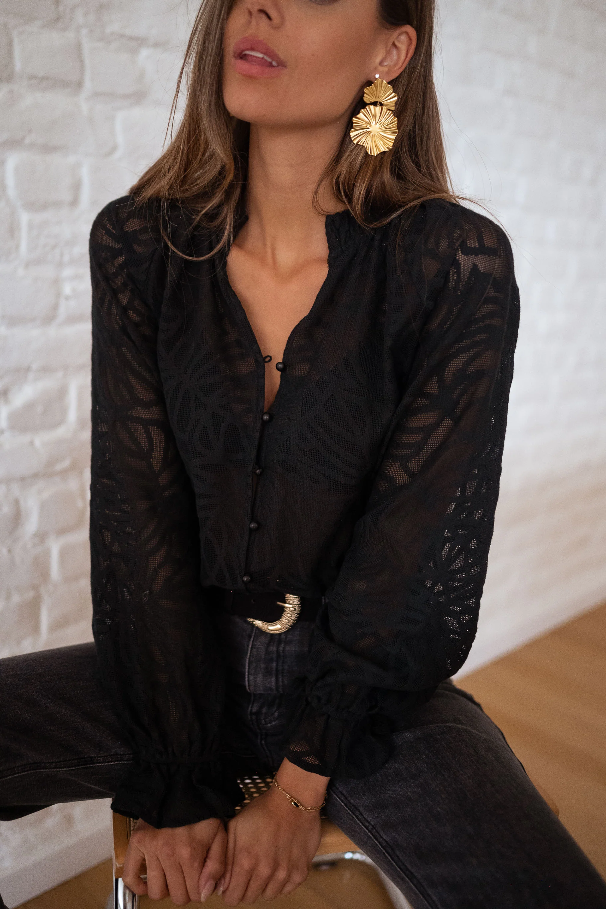Black Salima Blouse - Image 6