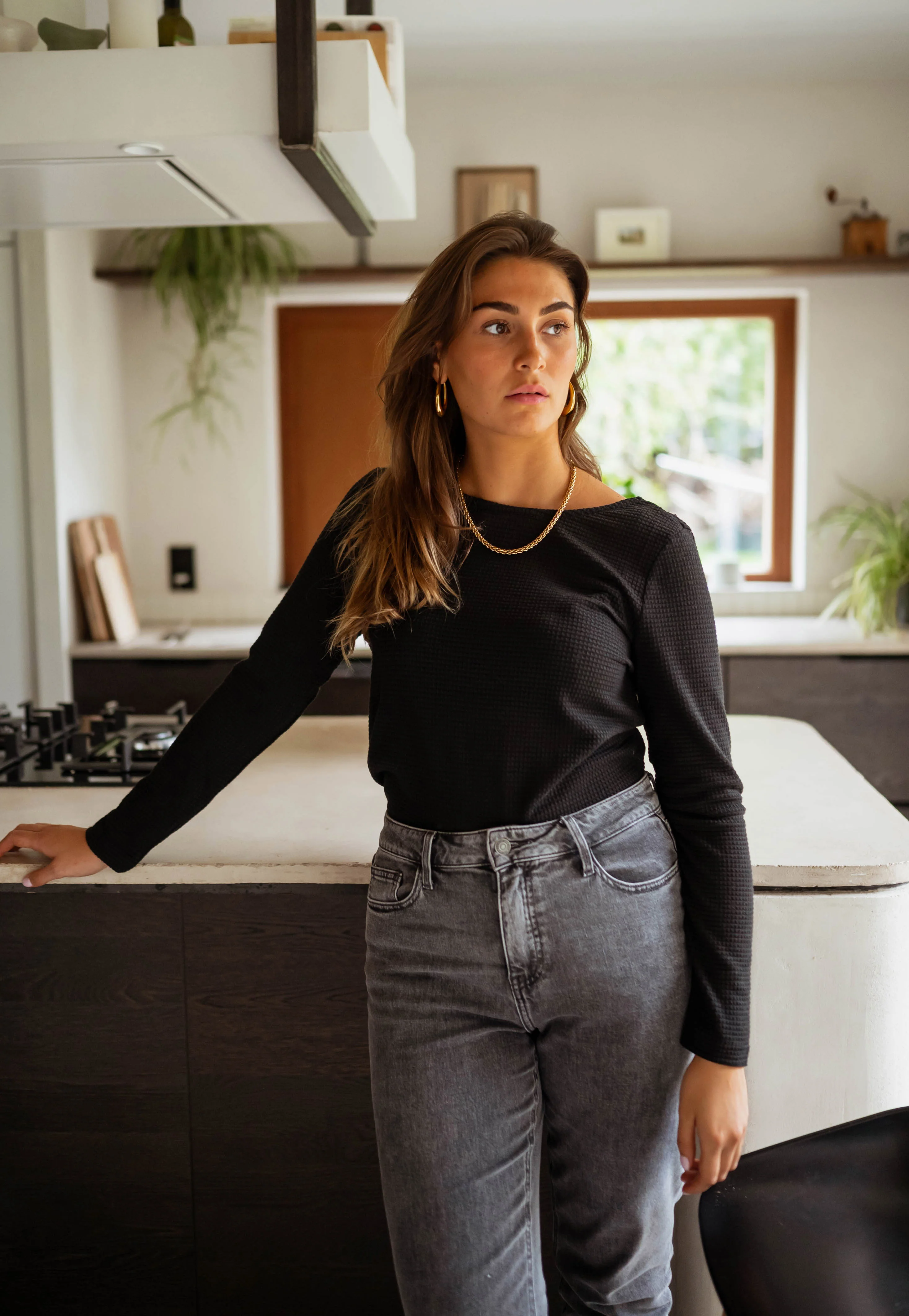 Black Silvia Blouse - Image 3