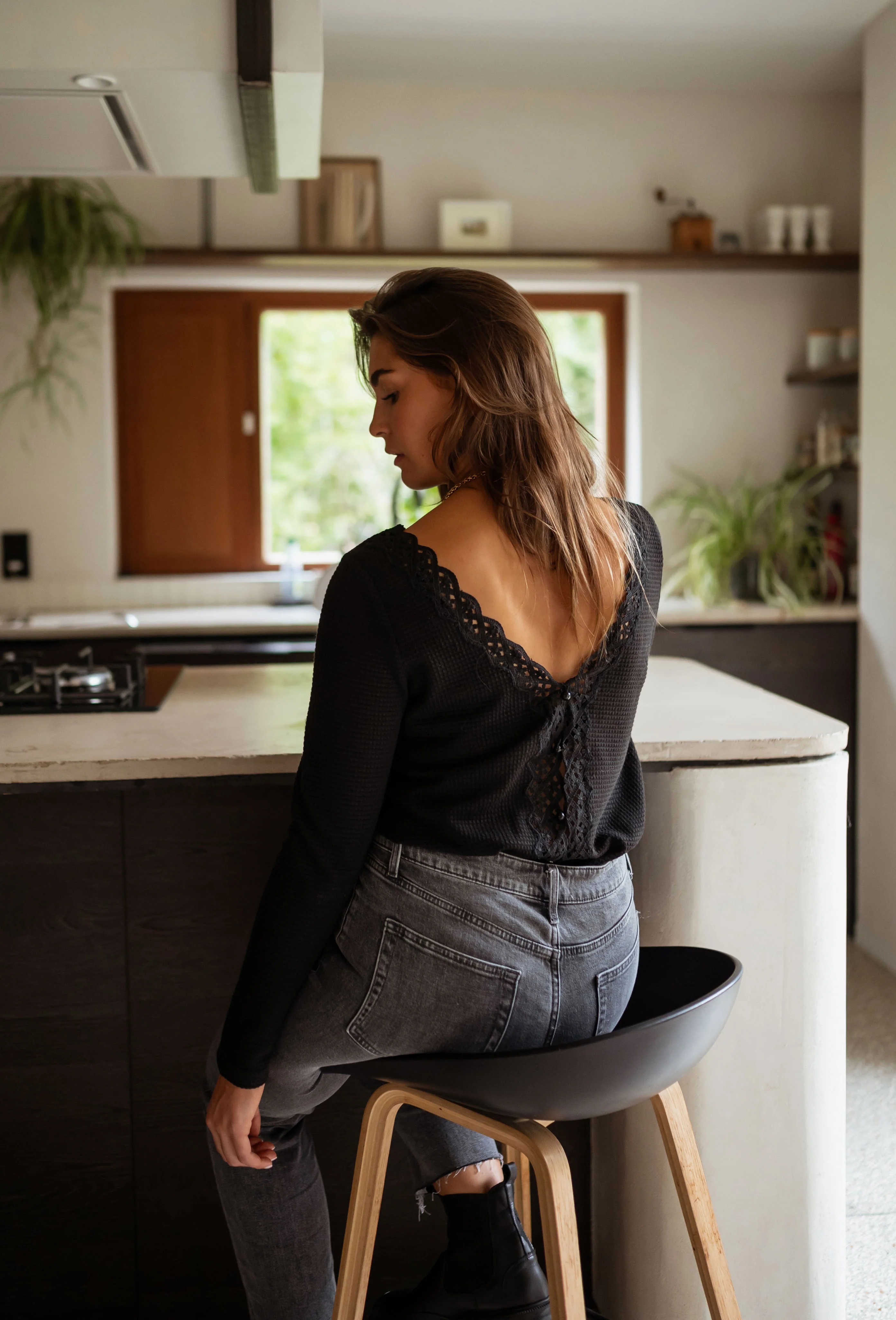 Black Silvia Blouse - Image 4