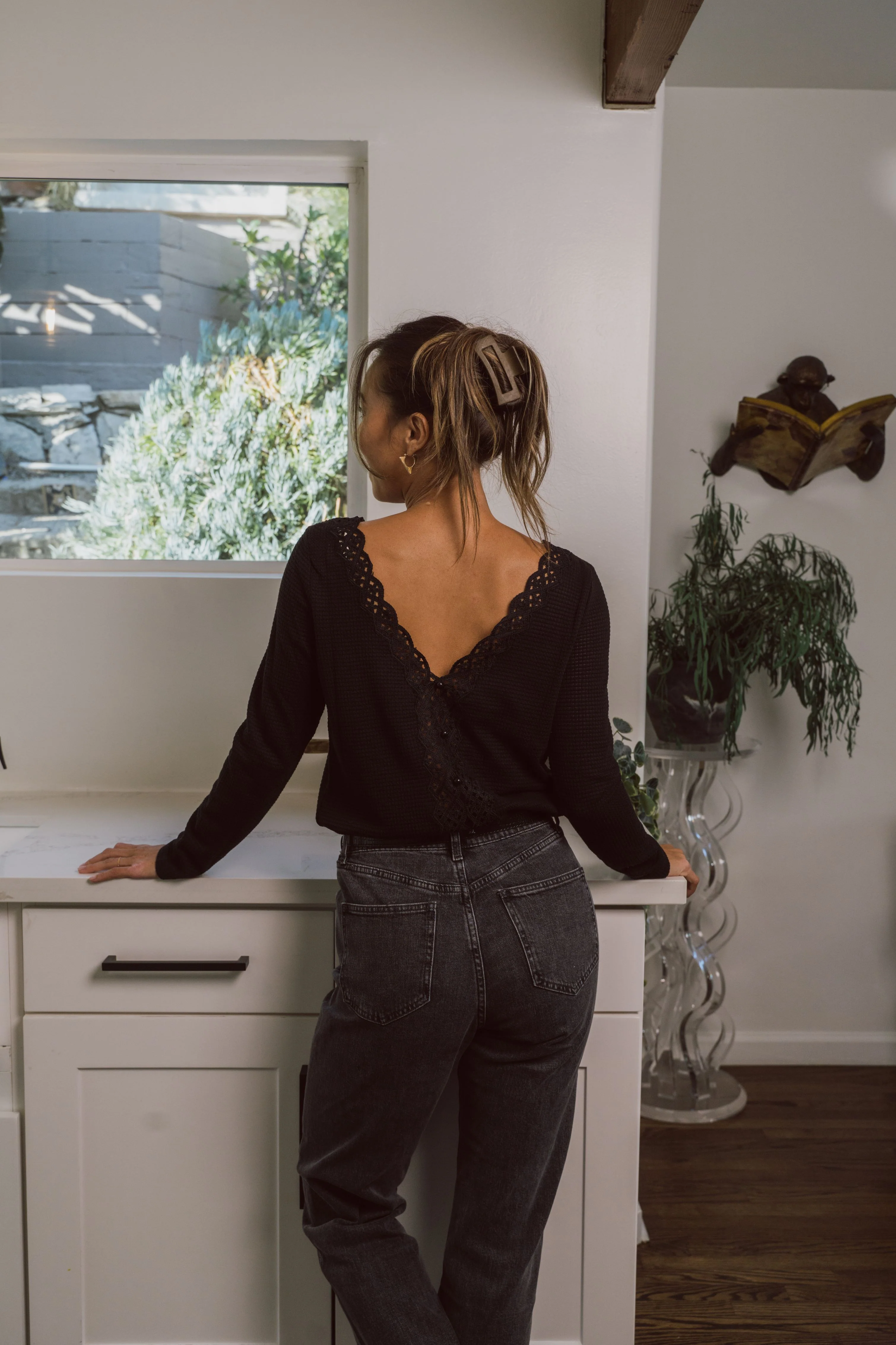 Black Silvia Blouse - Image 7