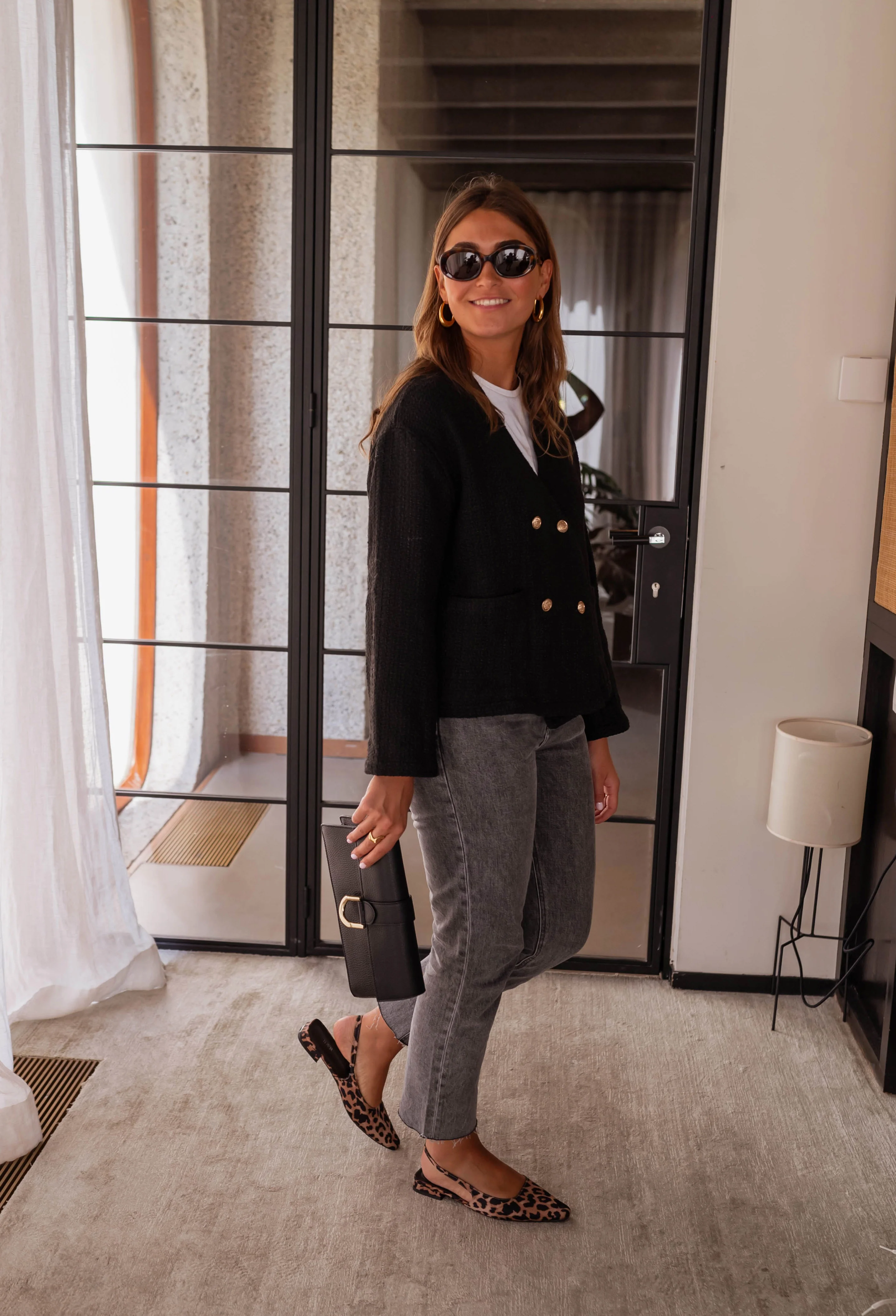 Black Tessa Cardigan - Image 2