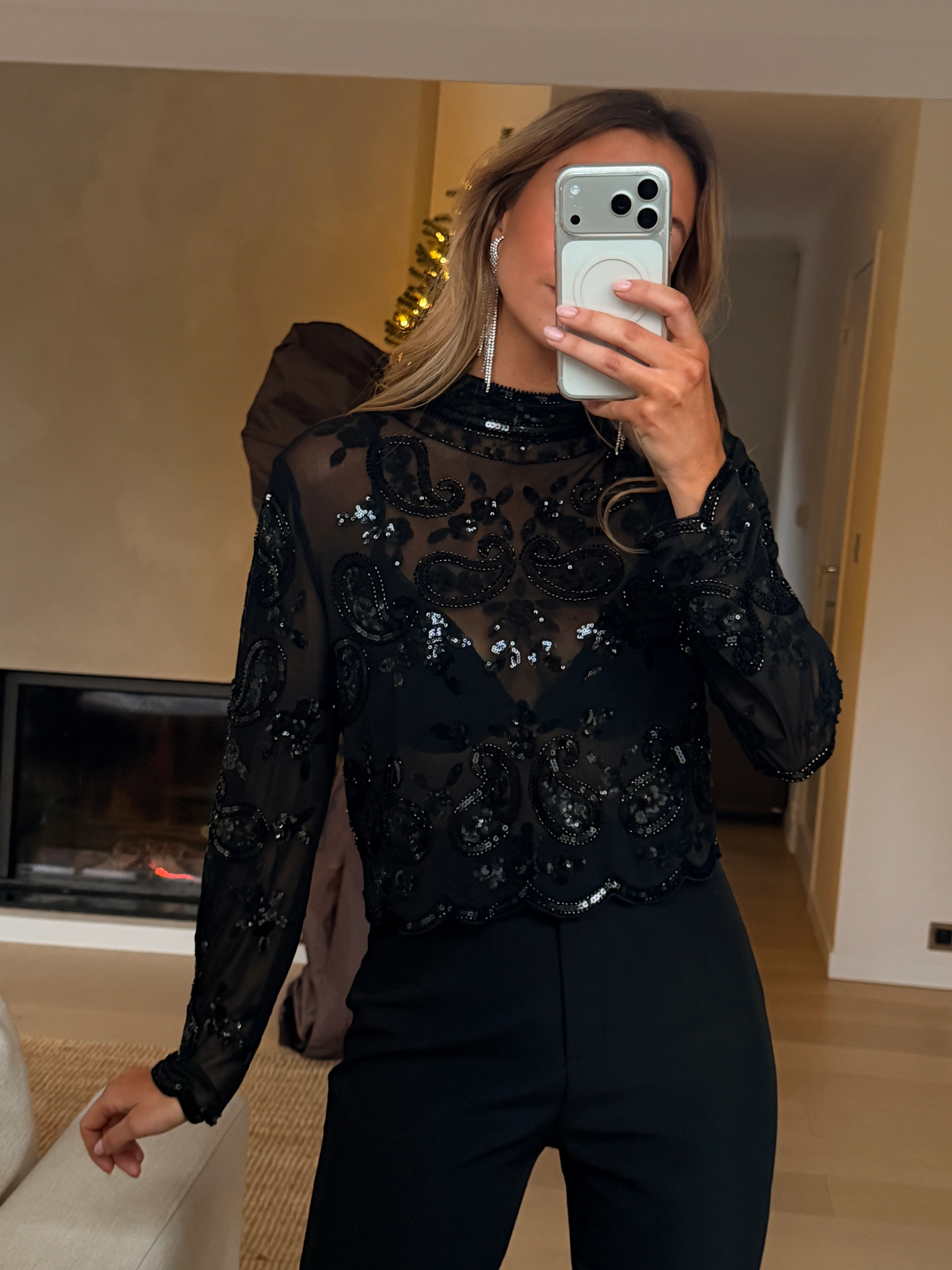 Black Timmy Blouse - Image 11