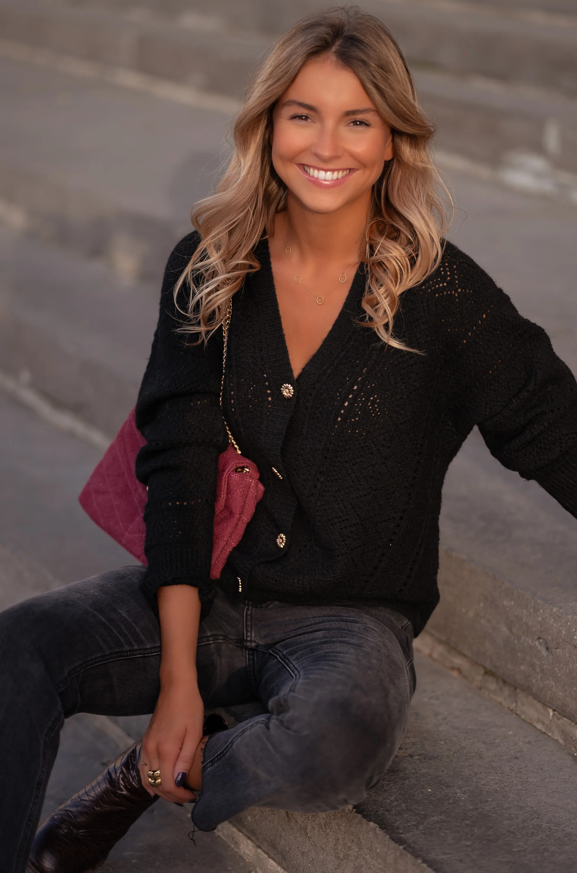 Black Xavier Cardigan - Image 6