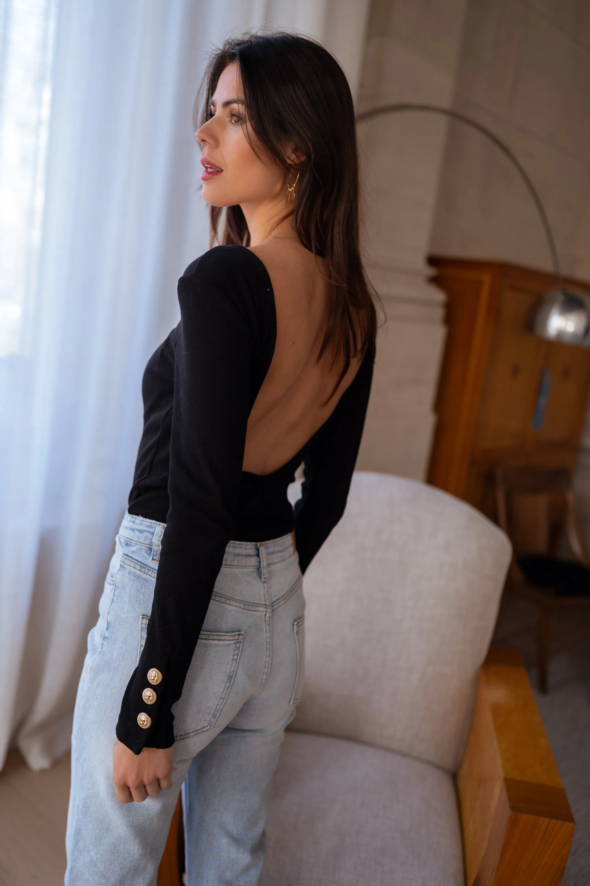 Black Yael Bodysuit - Image 6