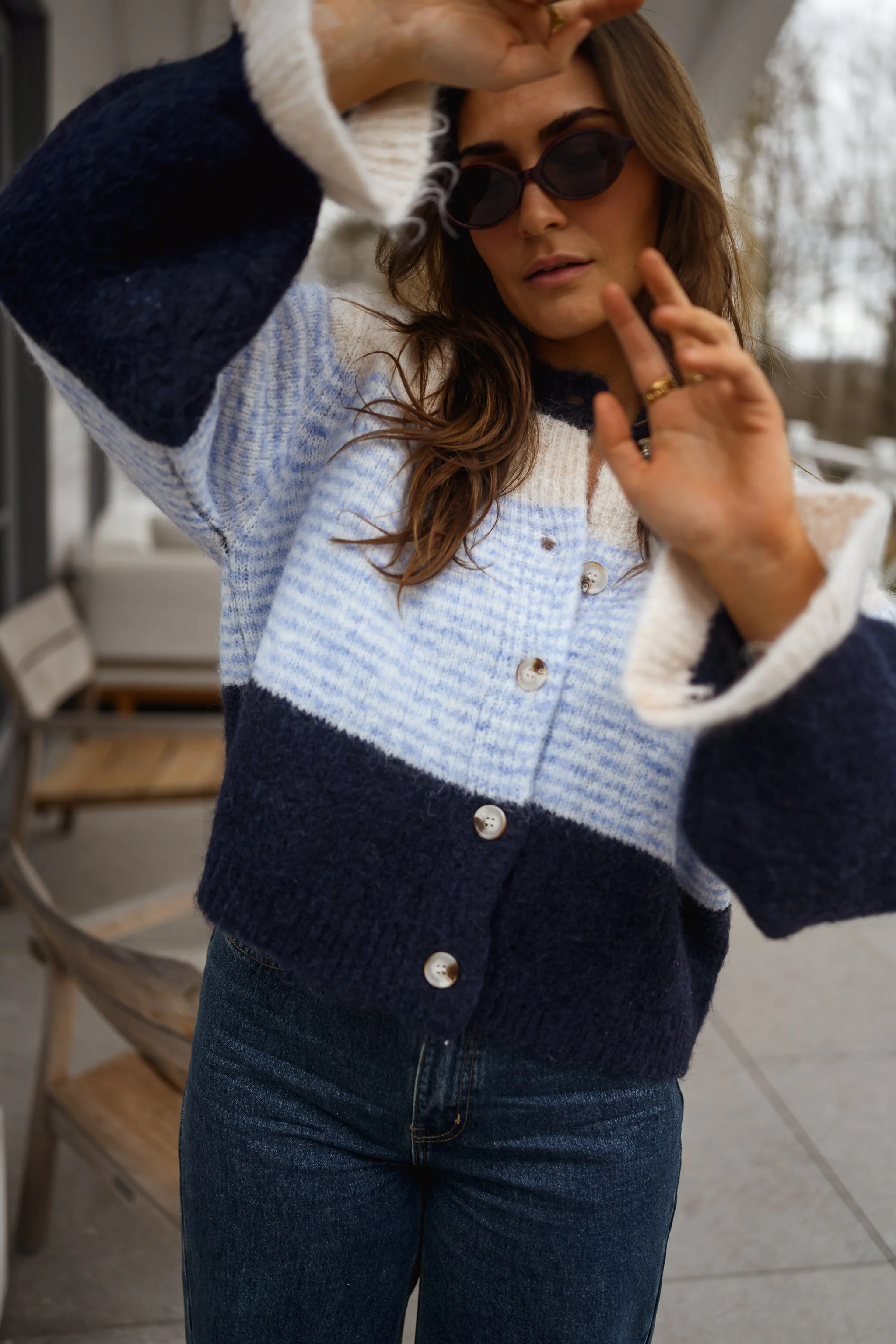 Blue Amren Cardigan - Image 15