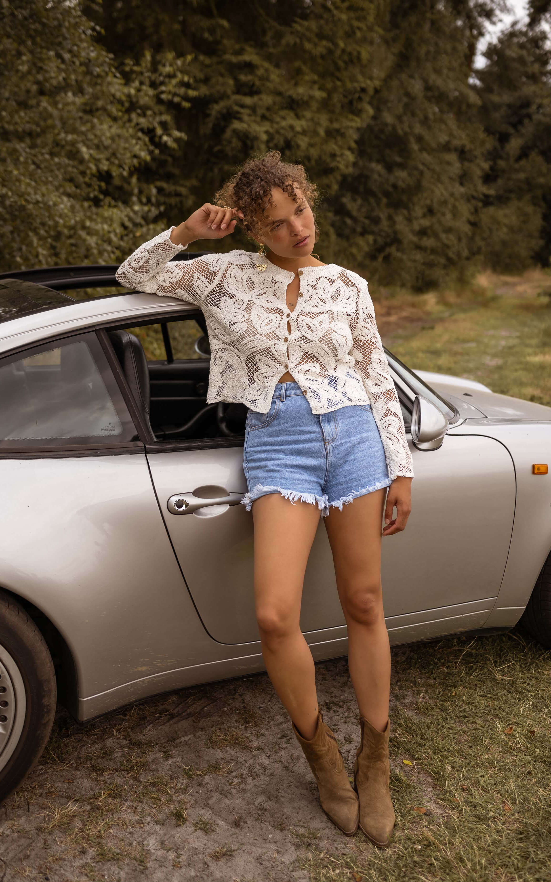 Blue Franck Denim Shorts - Image 10