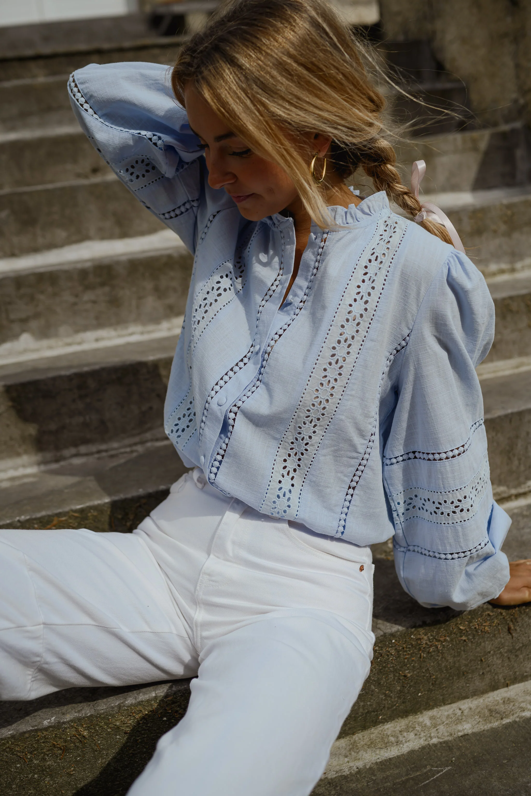Blue Grain Blouse - Image 6