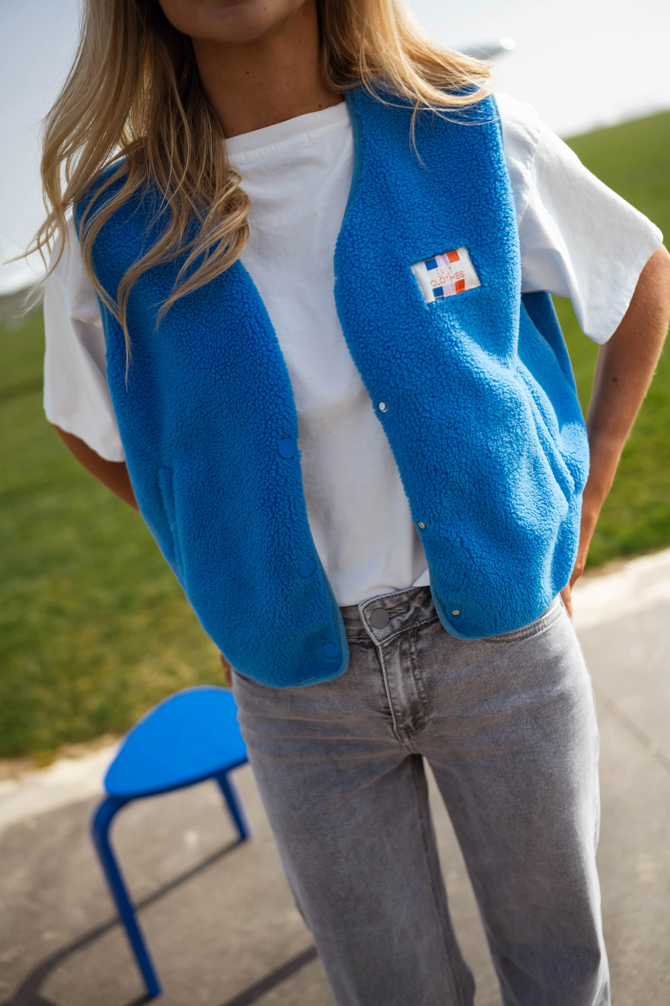 Blue Melanie Vest - Image 3