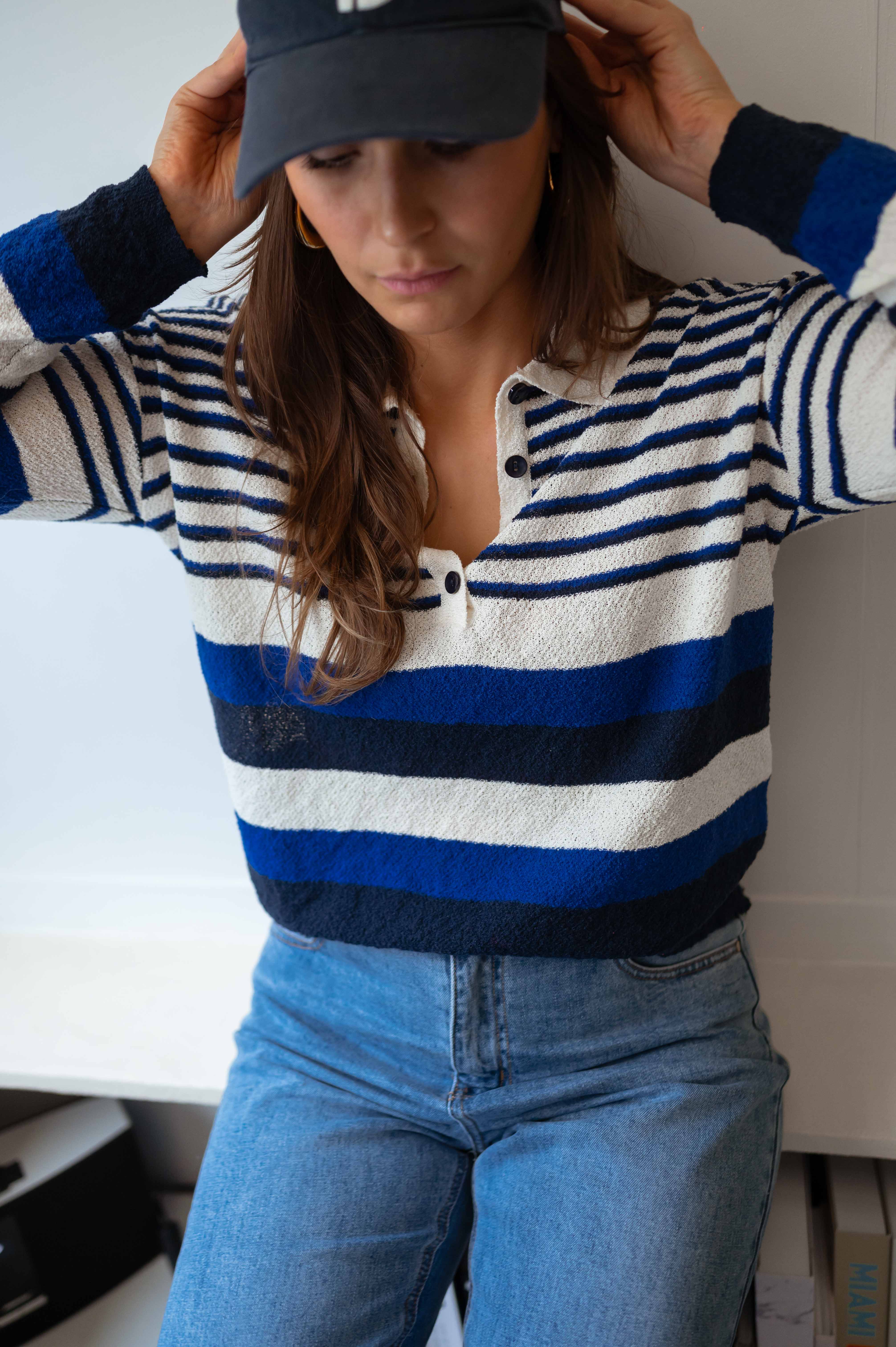 Blue Striped Remi Sweater - Image 14