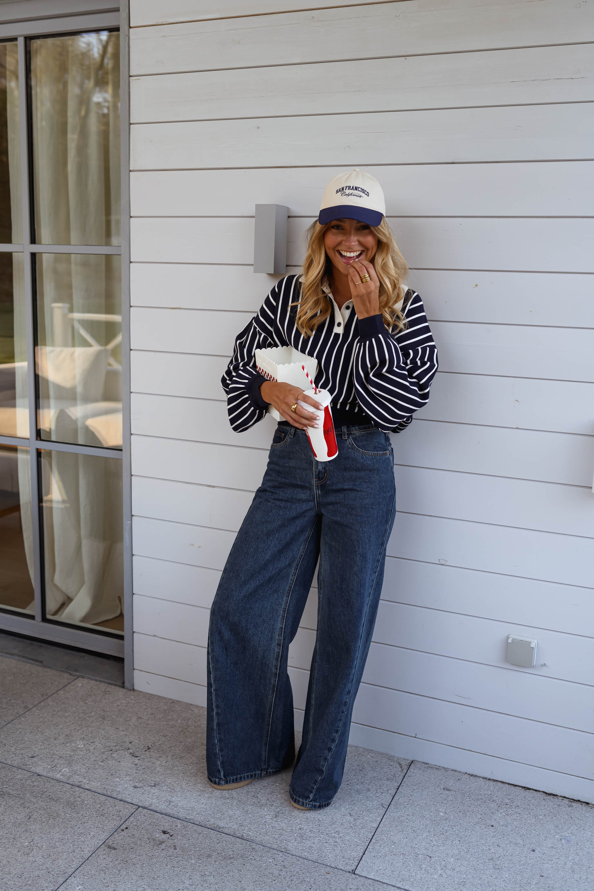 Blue Striped Azriel Sweater - Image 15
