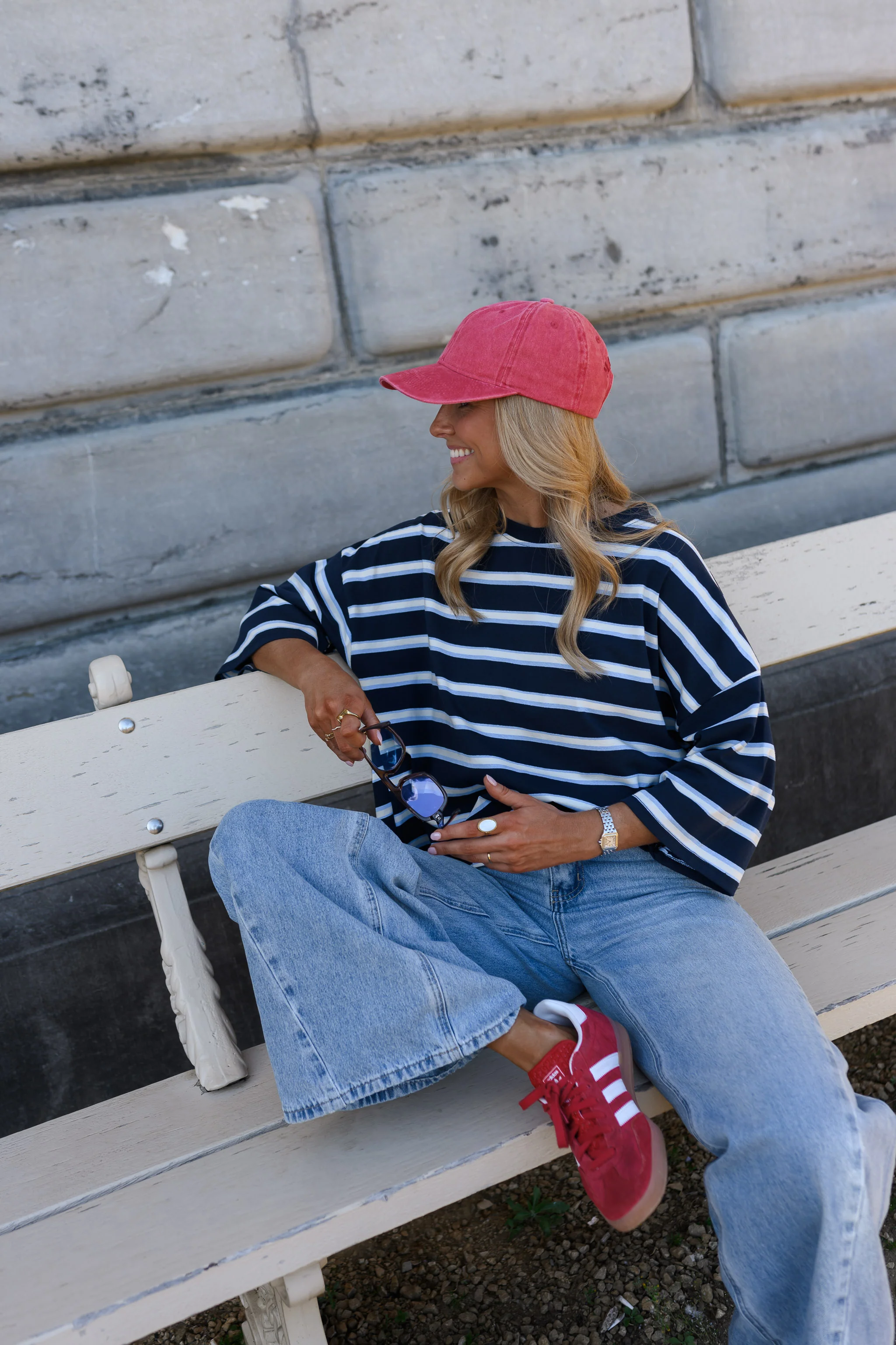 Blue Striped Isora T-Shirt - Image 11
