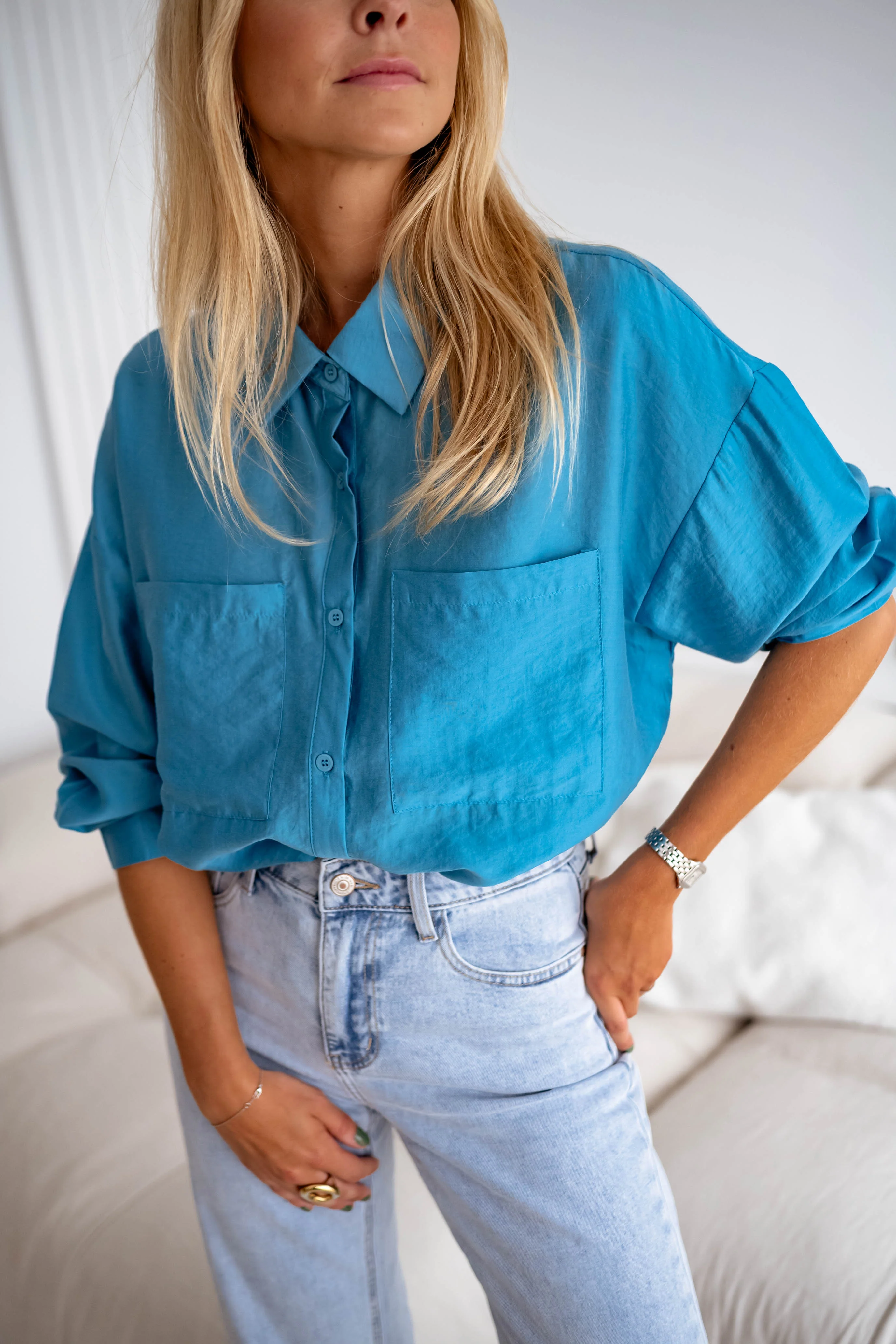 Blue Taiba Shirt - Image 3