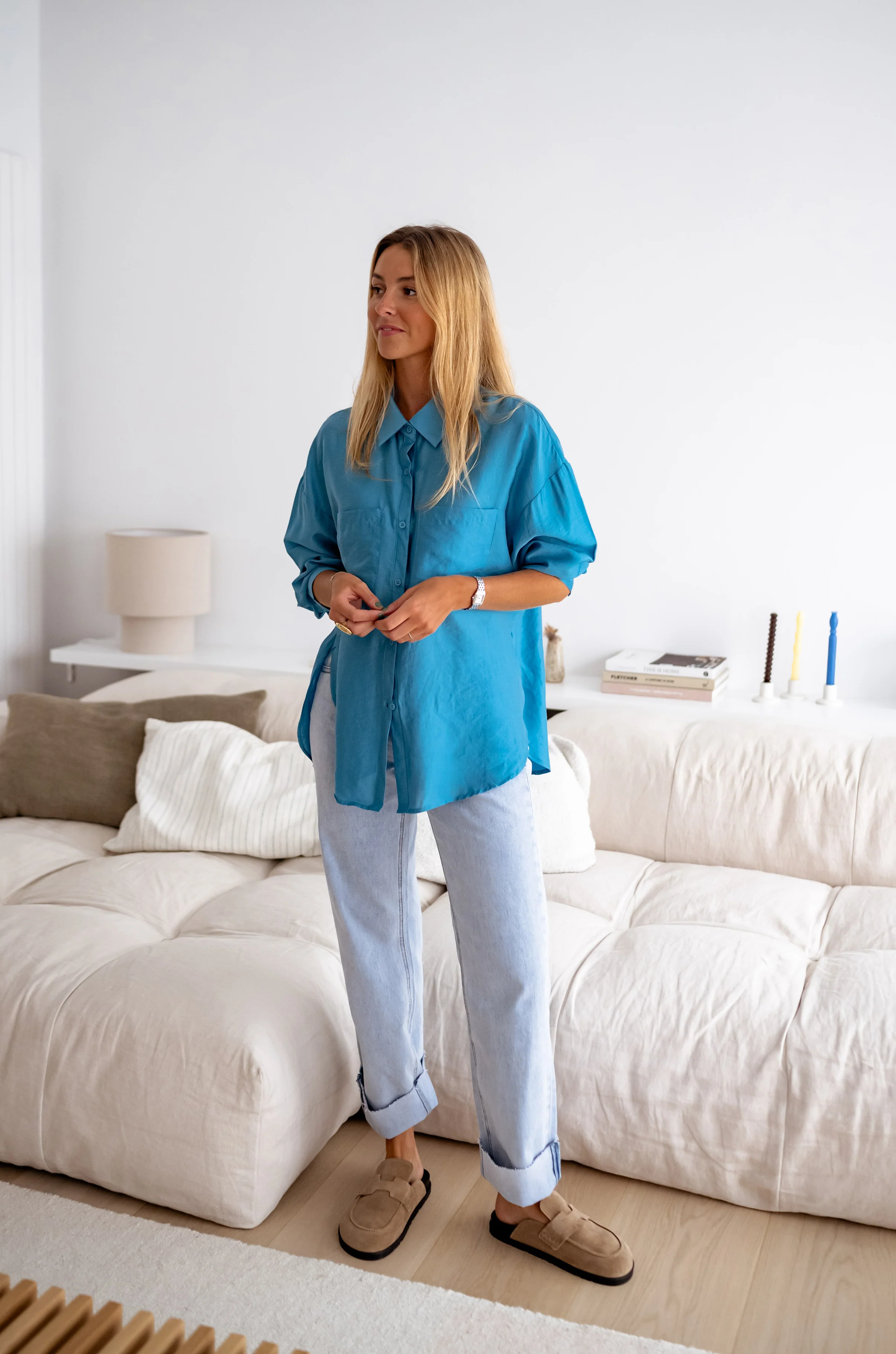Blue Taiba Shirt - Image 8