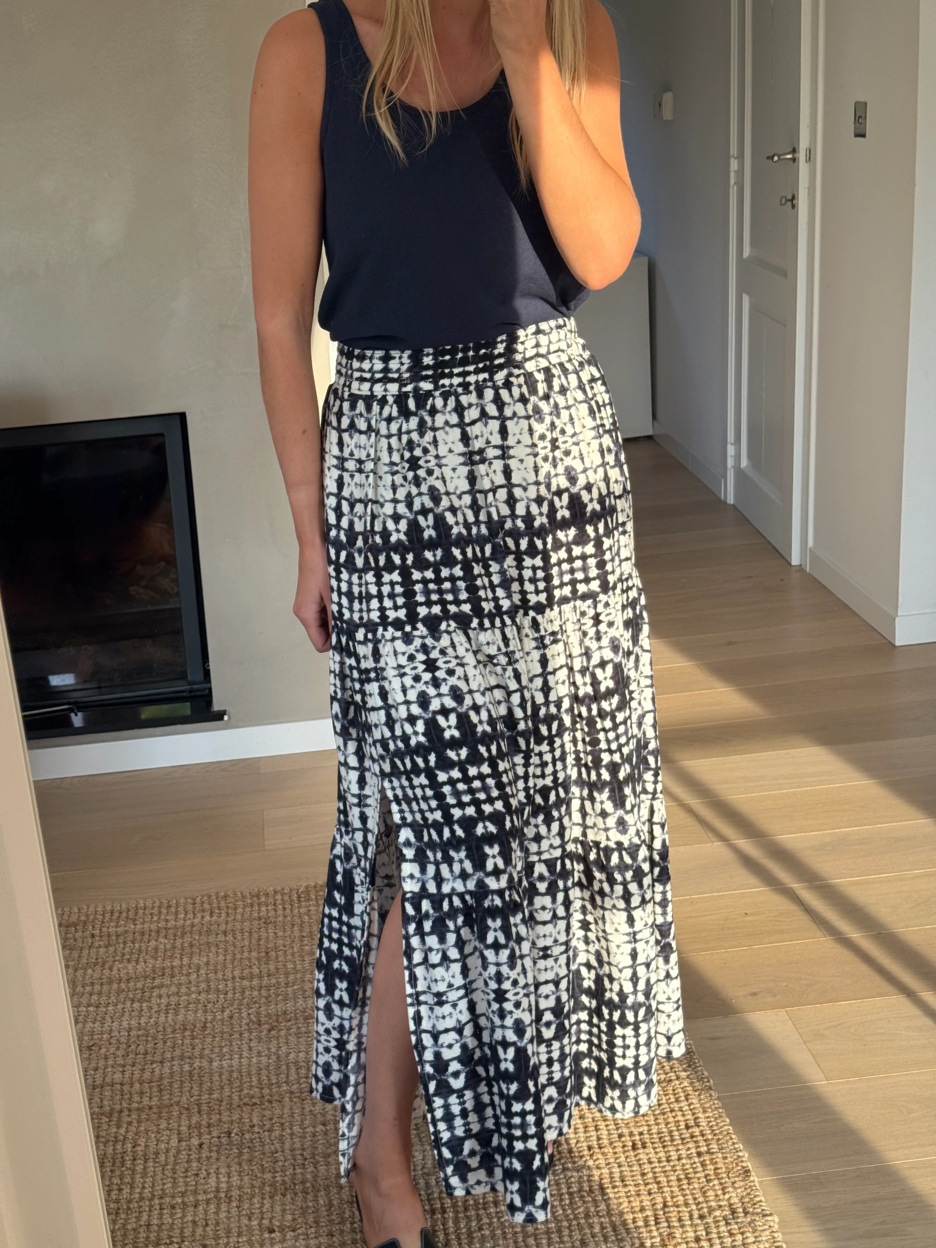 Blue Tie-Dye Gaelle Skirt - Image 8