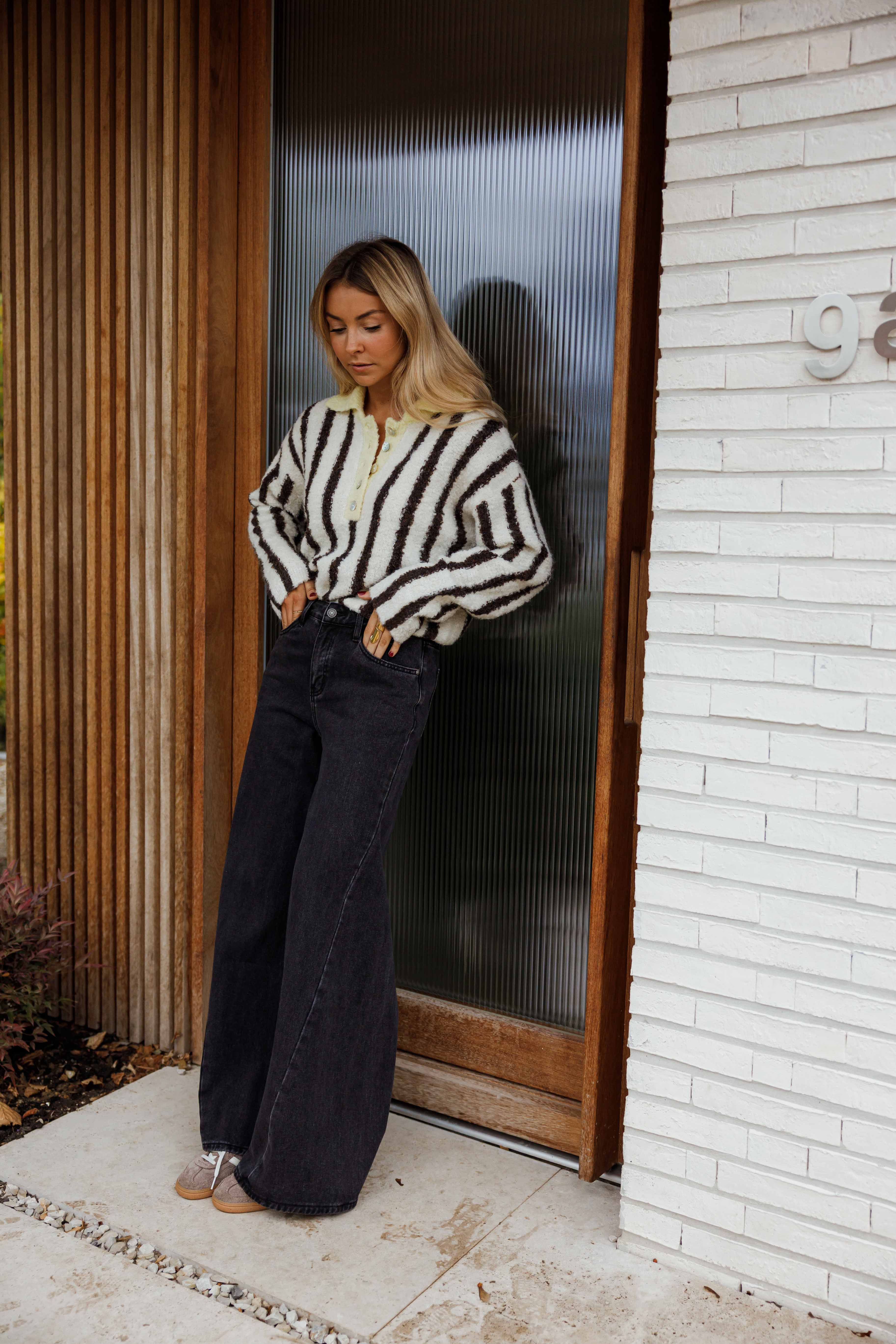 Brown Striped Edith Sweater - Image 6
