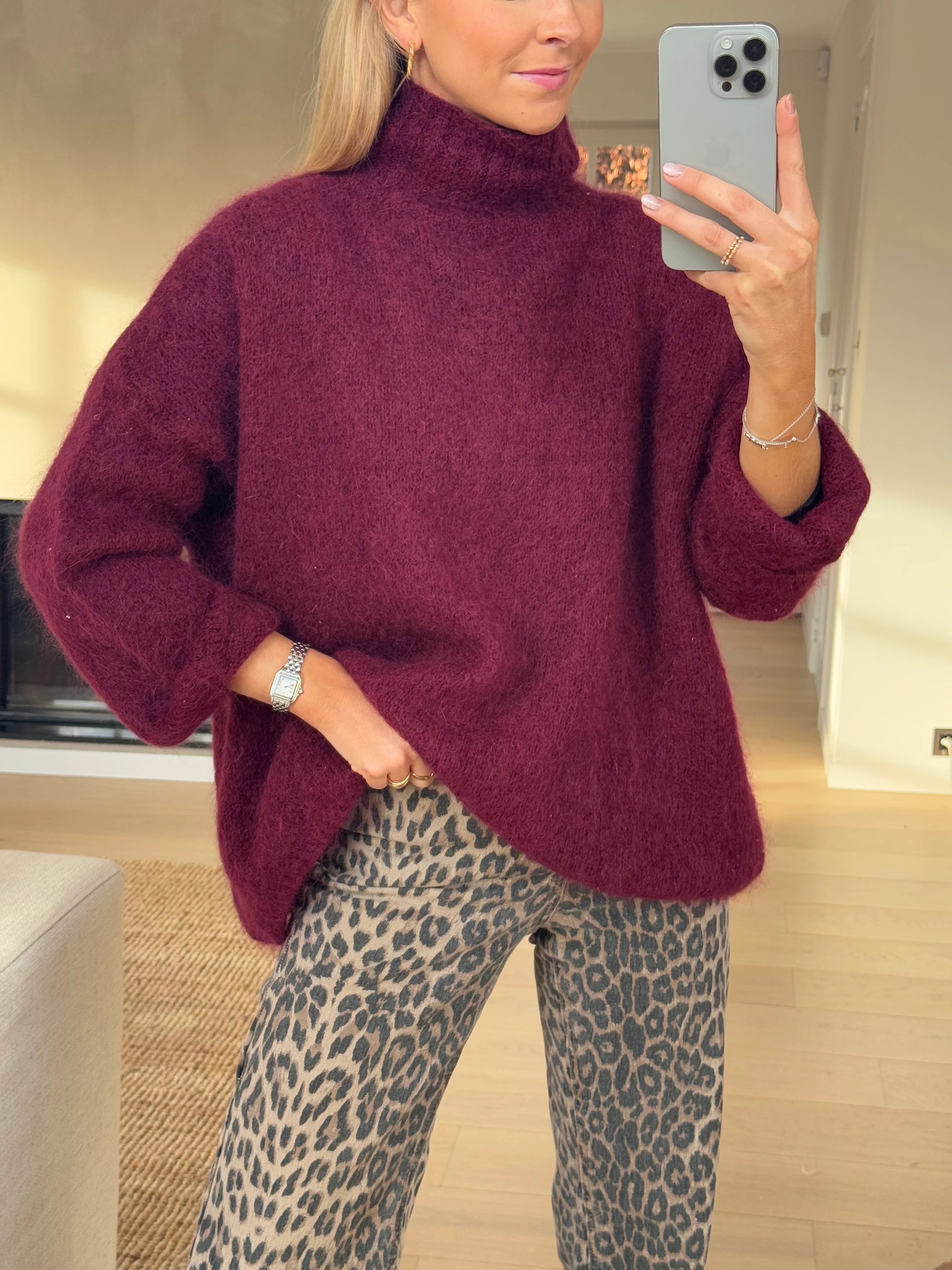 Burgundy Amady Sweater - Image 8