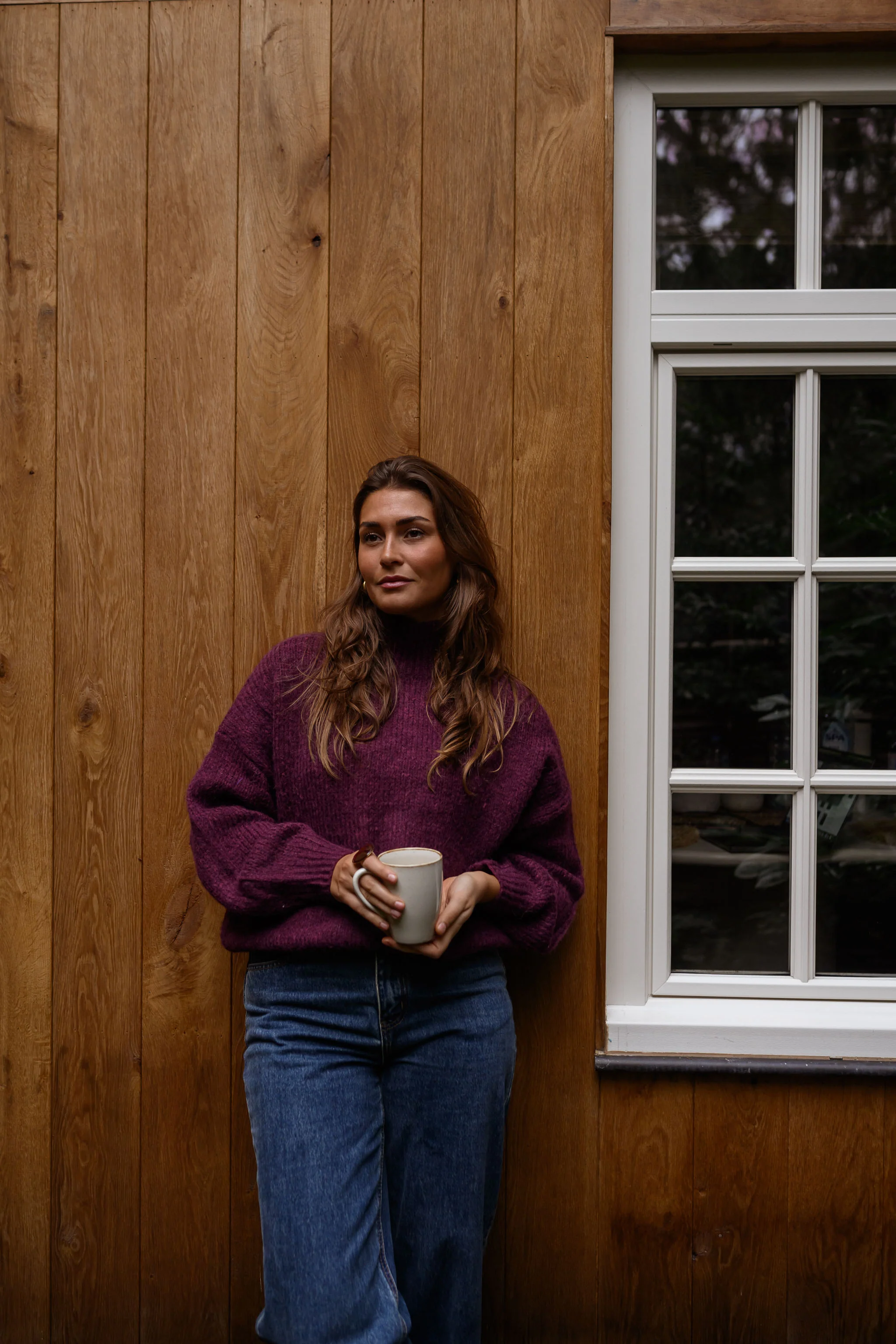 Burgundy Angele Sweater - Image 5