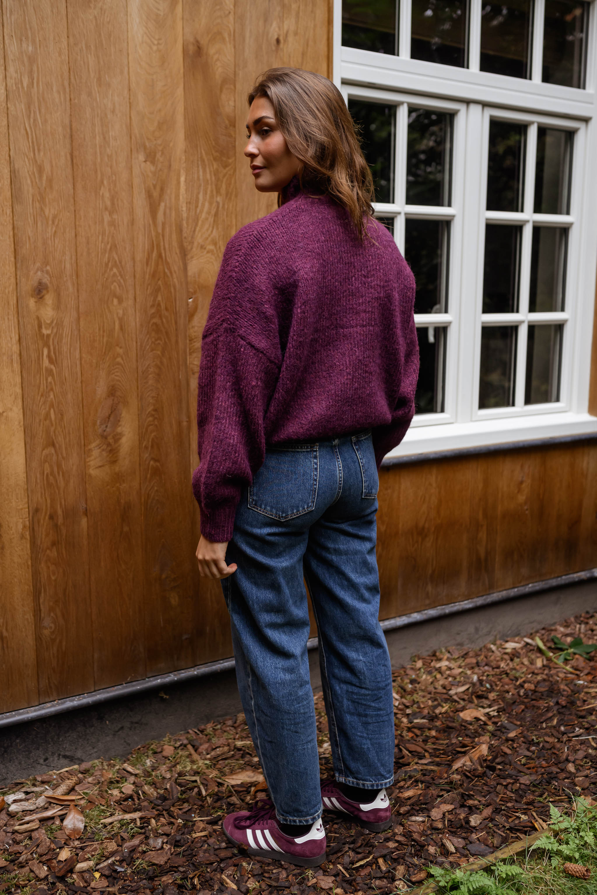 Burgundy Angele Sweater - Image 7