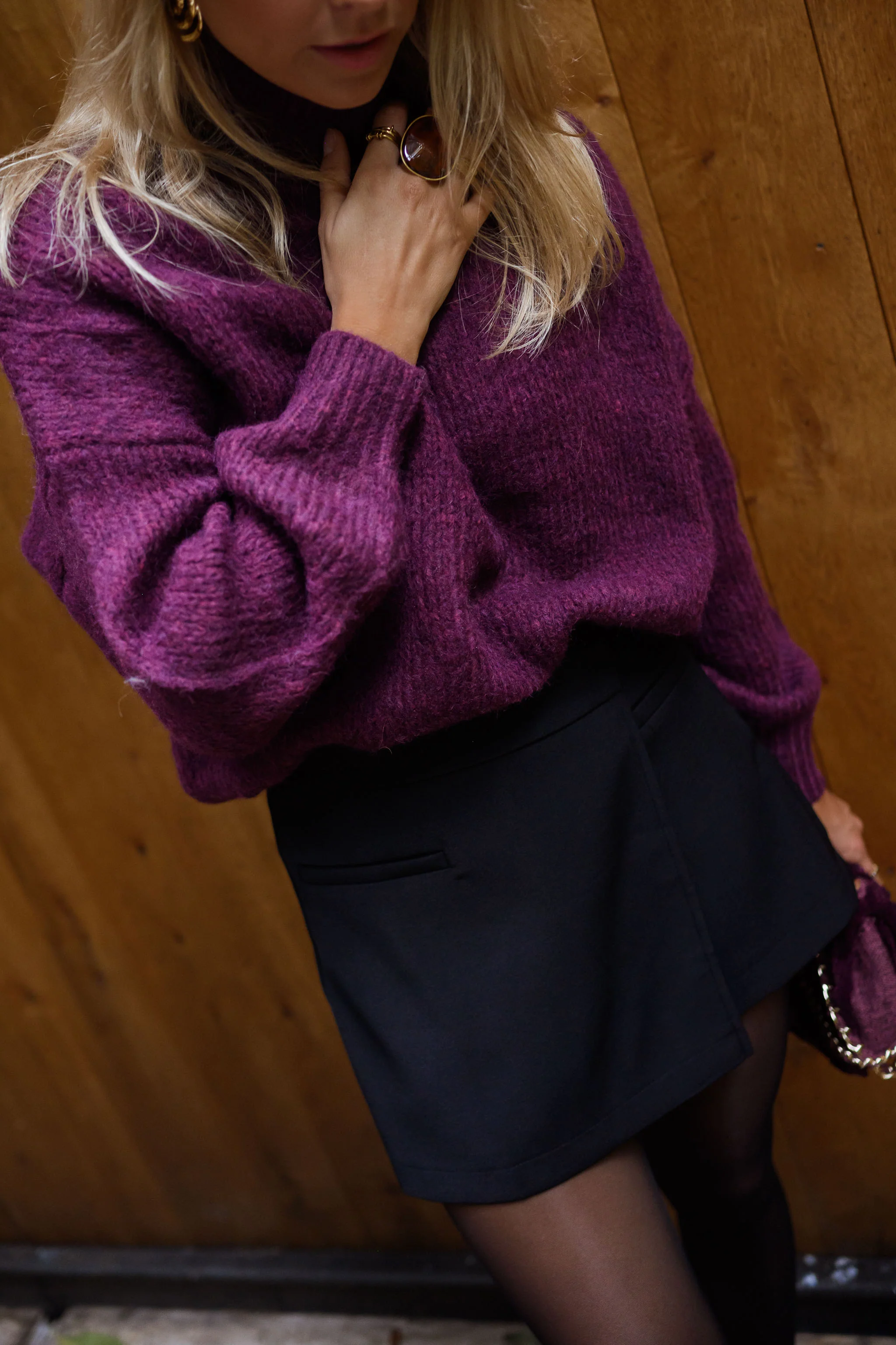 Burgundy Angele Sweater - Image 9