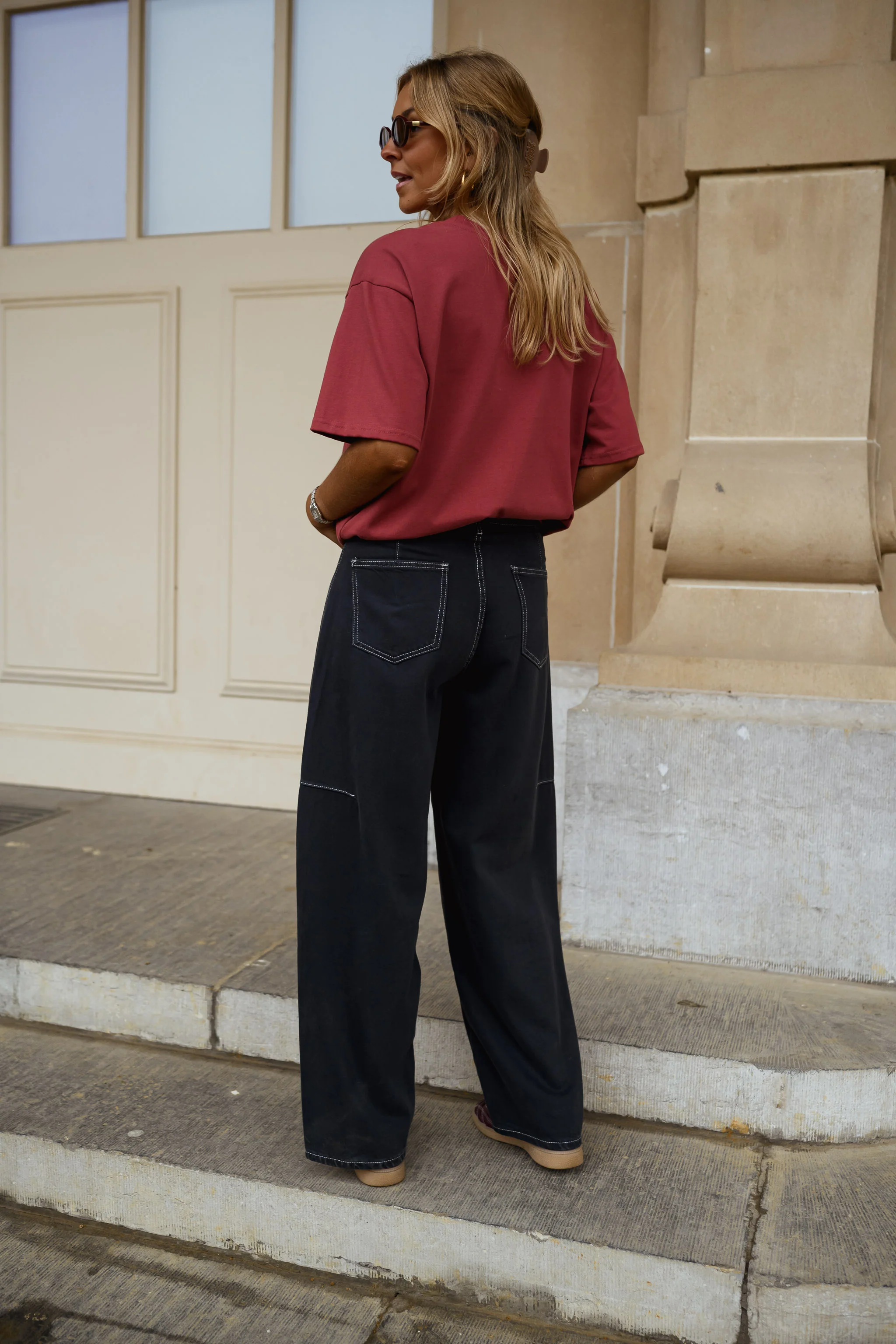 Burgundy Avery T-shirt - Image 11