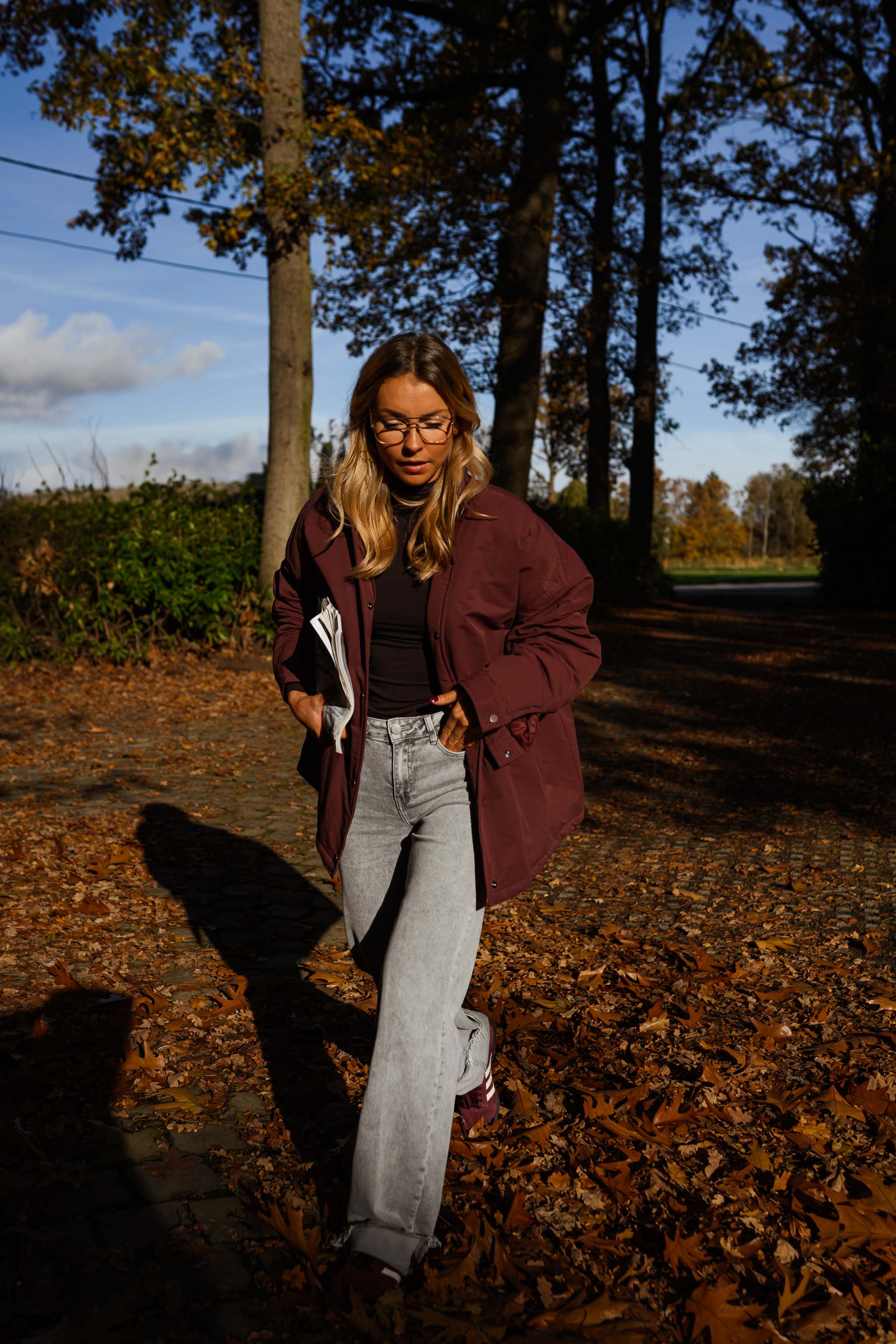 Burgundy Clio Coat - Image 5
