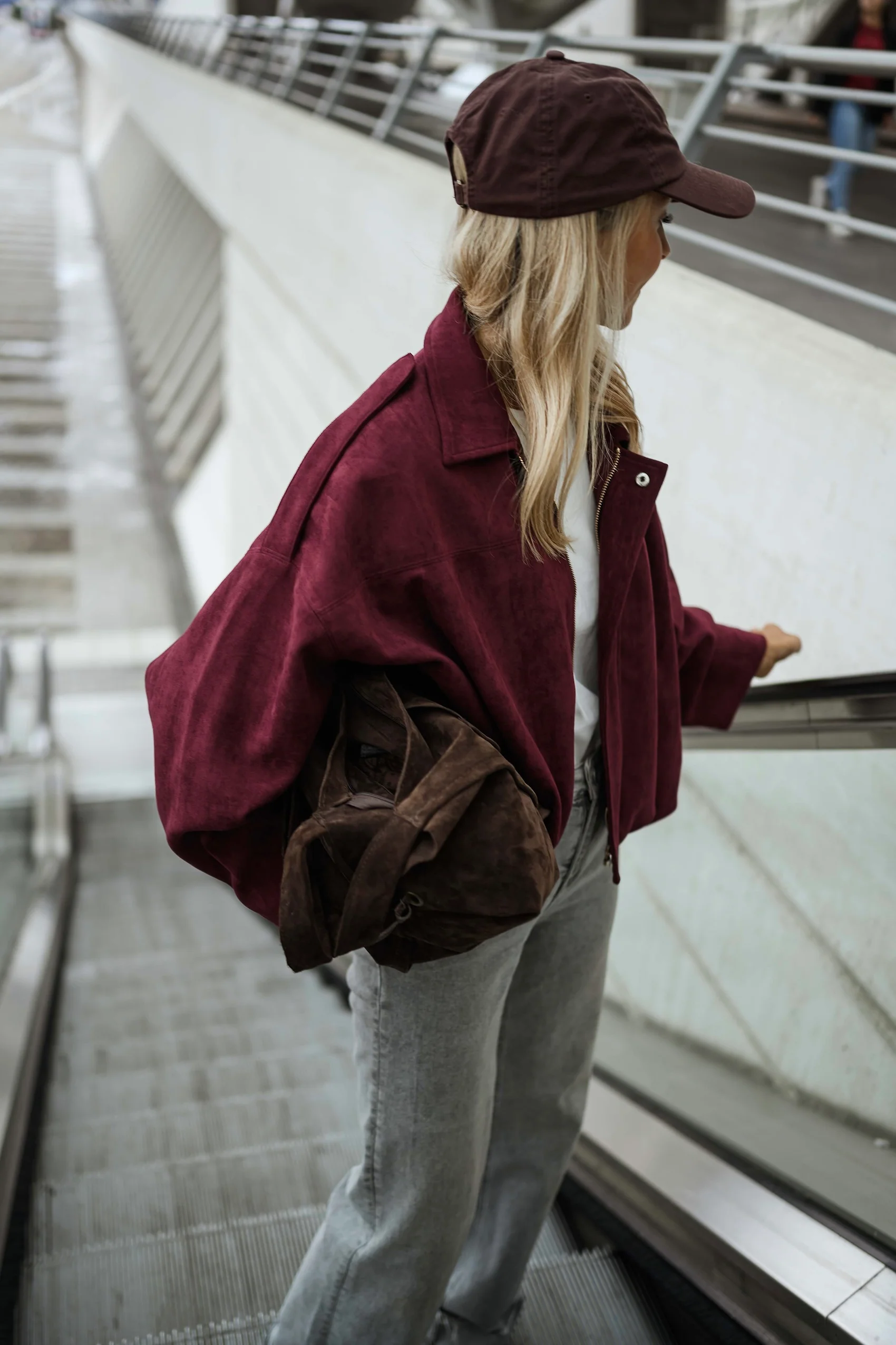 Burgundy Dave Jacket - Image 3