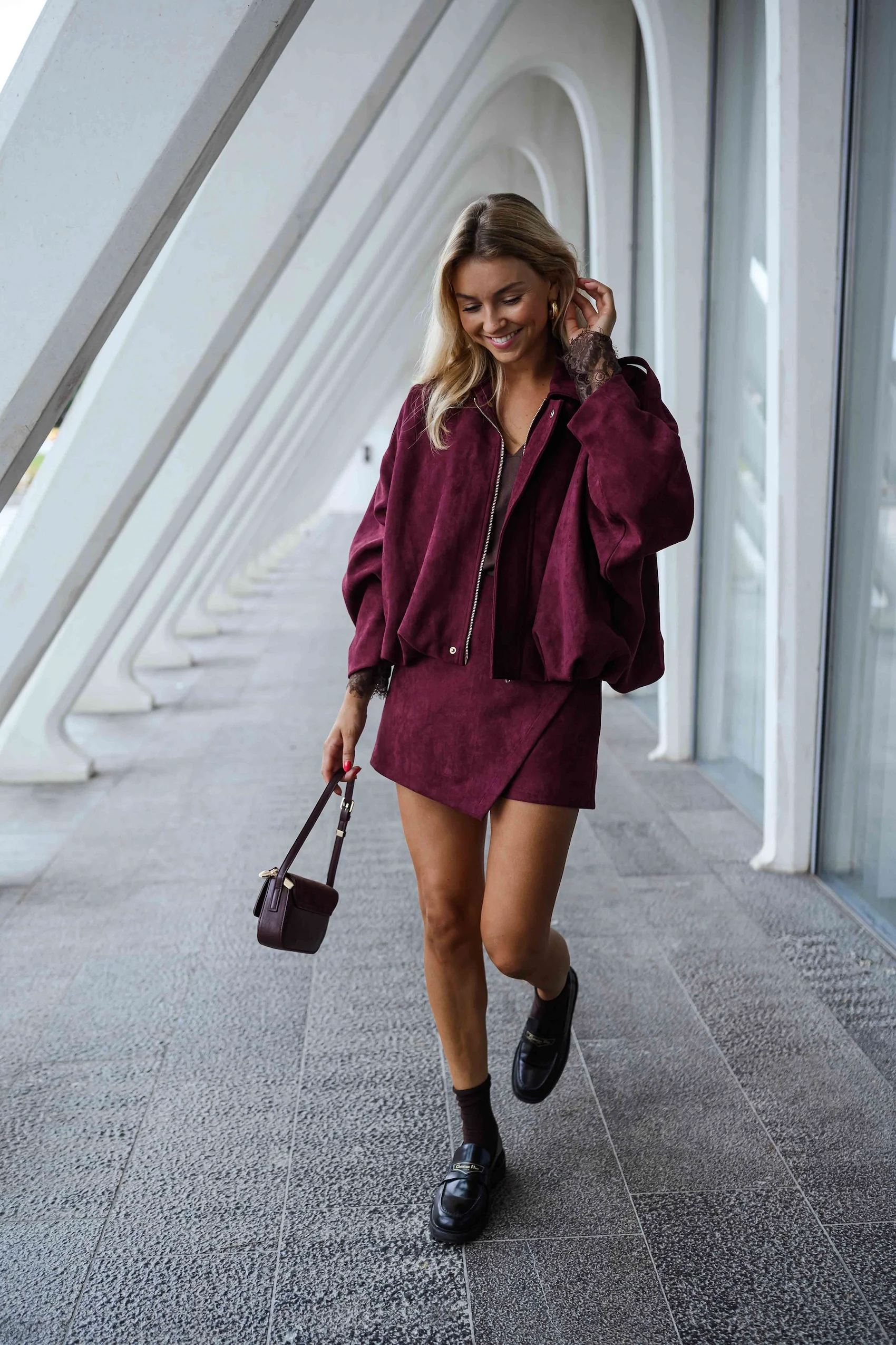 Burgundy Dave Jacket - Image 7