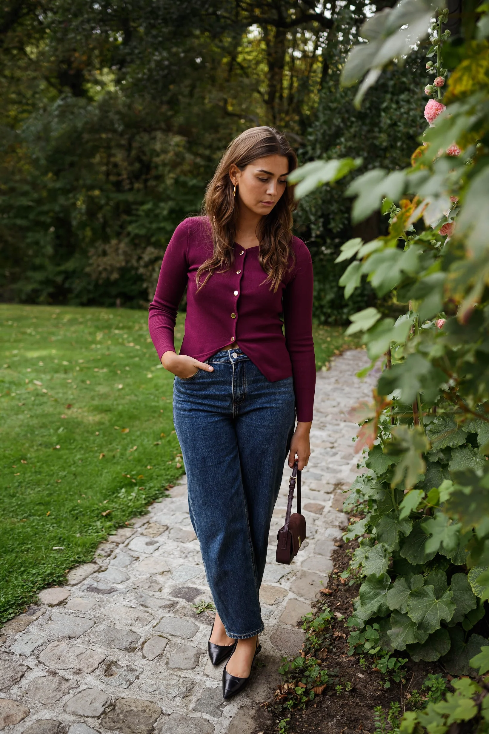 Burgundy Haby Sweater - Image 4