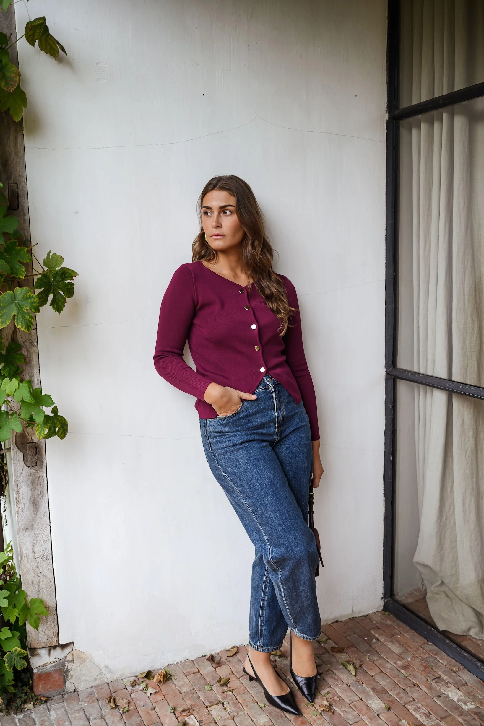 Burgundy Haby Sweater - Image 5