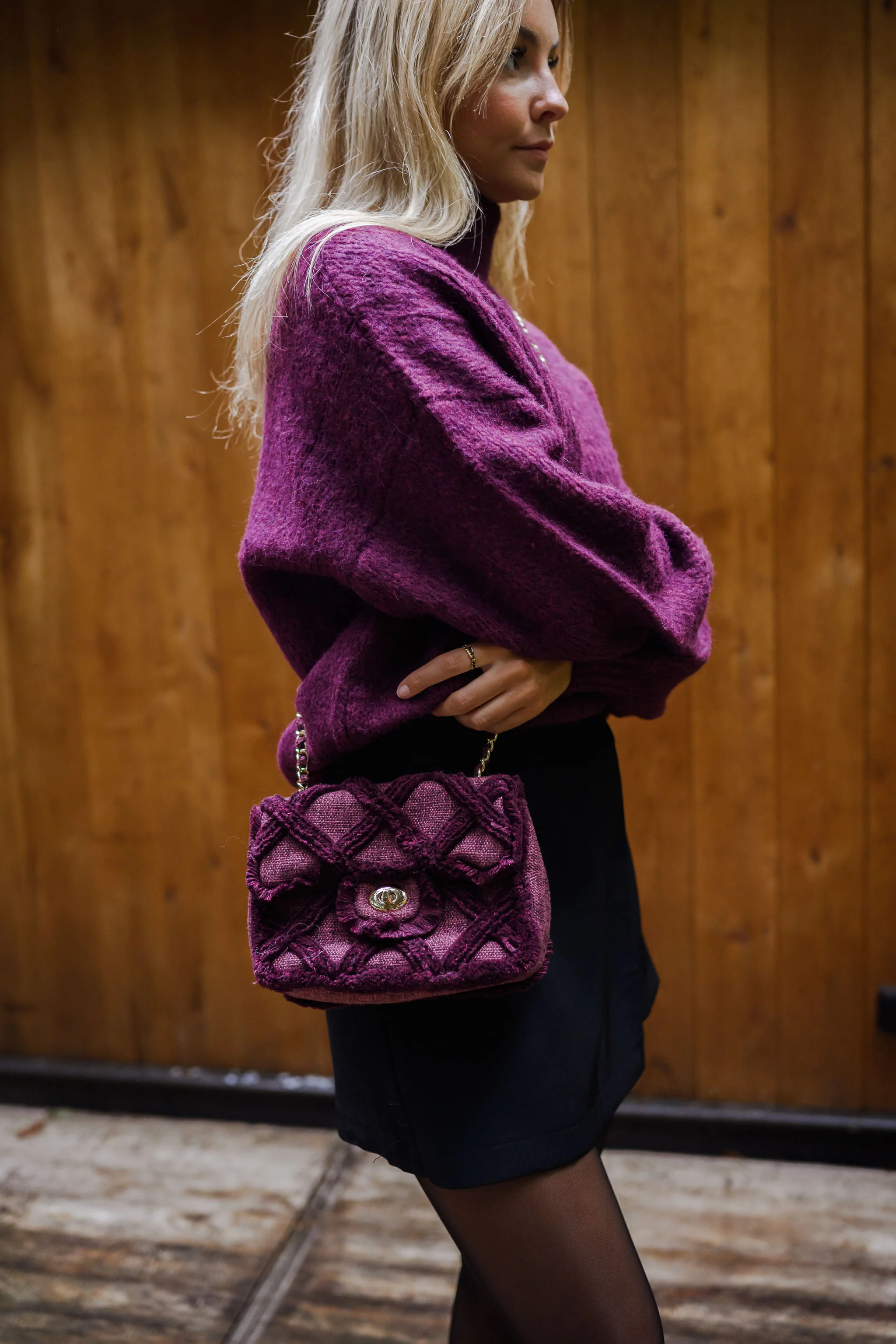 Burgundy Malon Bag - Image 4