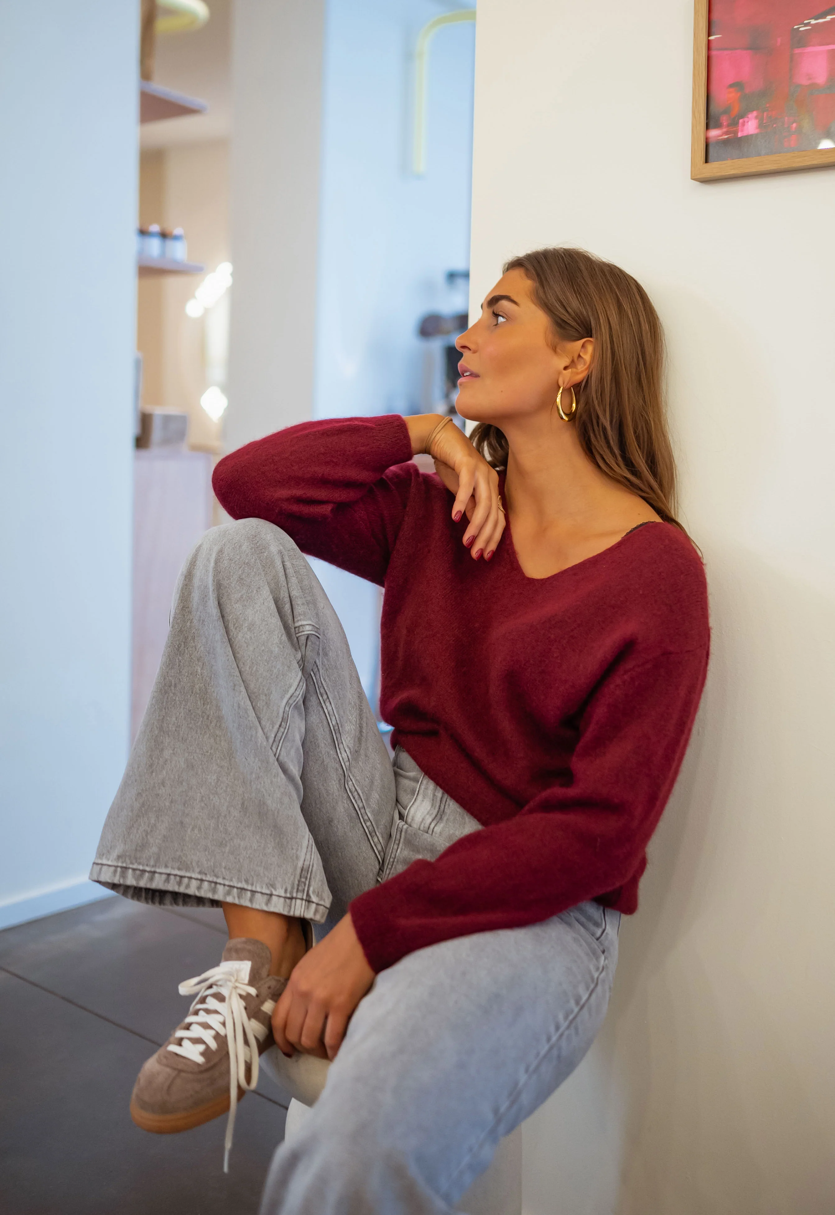 Burgundy Martina Sweater - Image 7