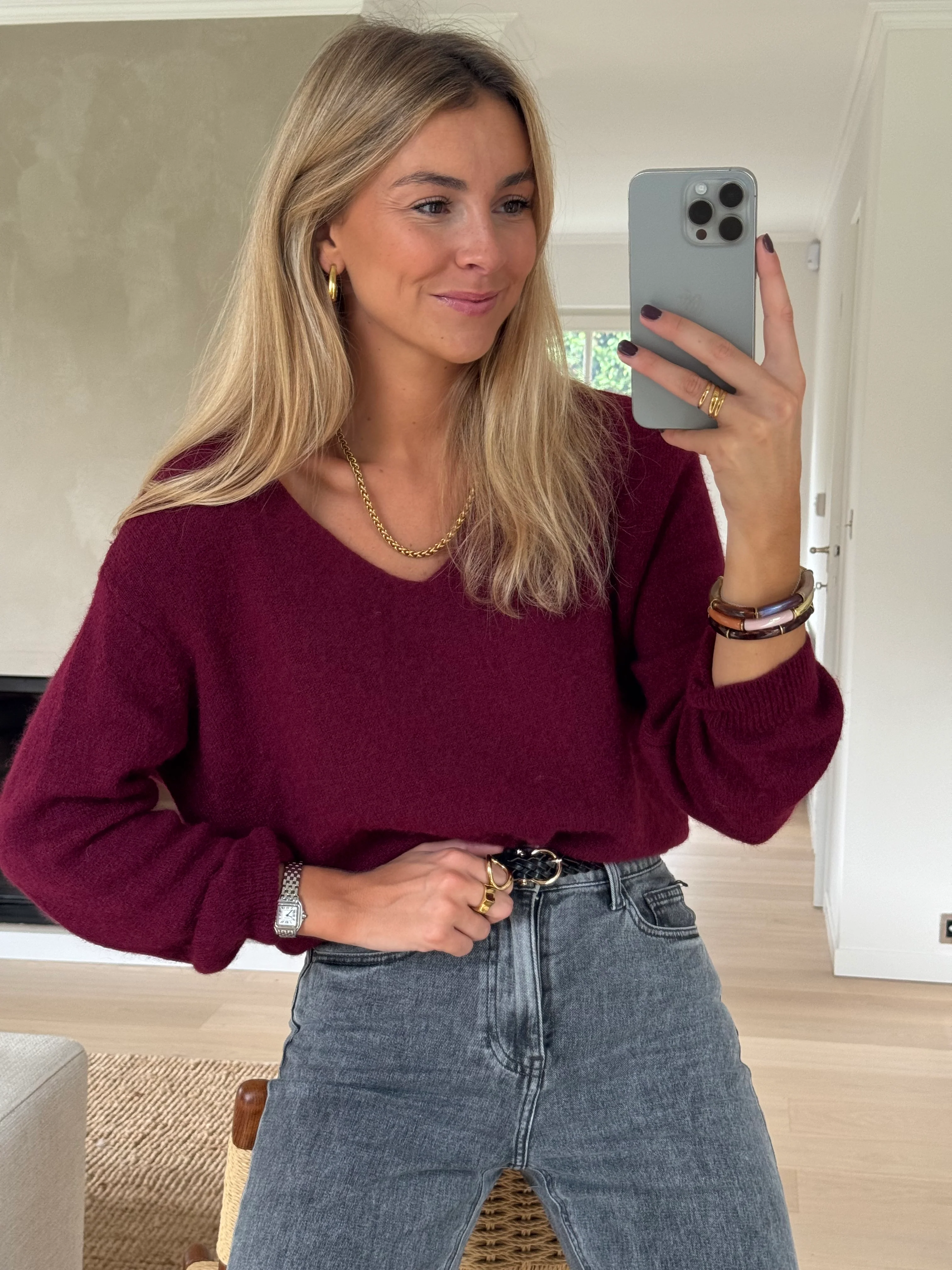 Burgundy Martina Sweater - Image 8
