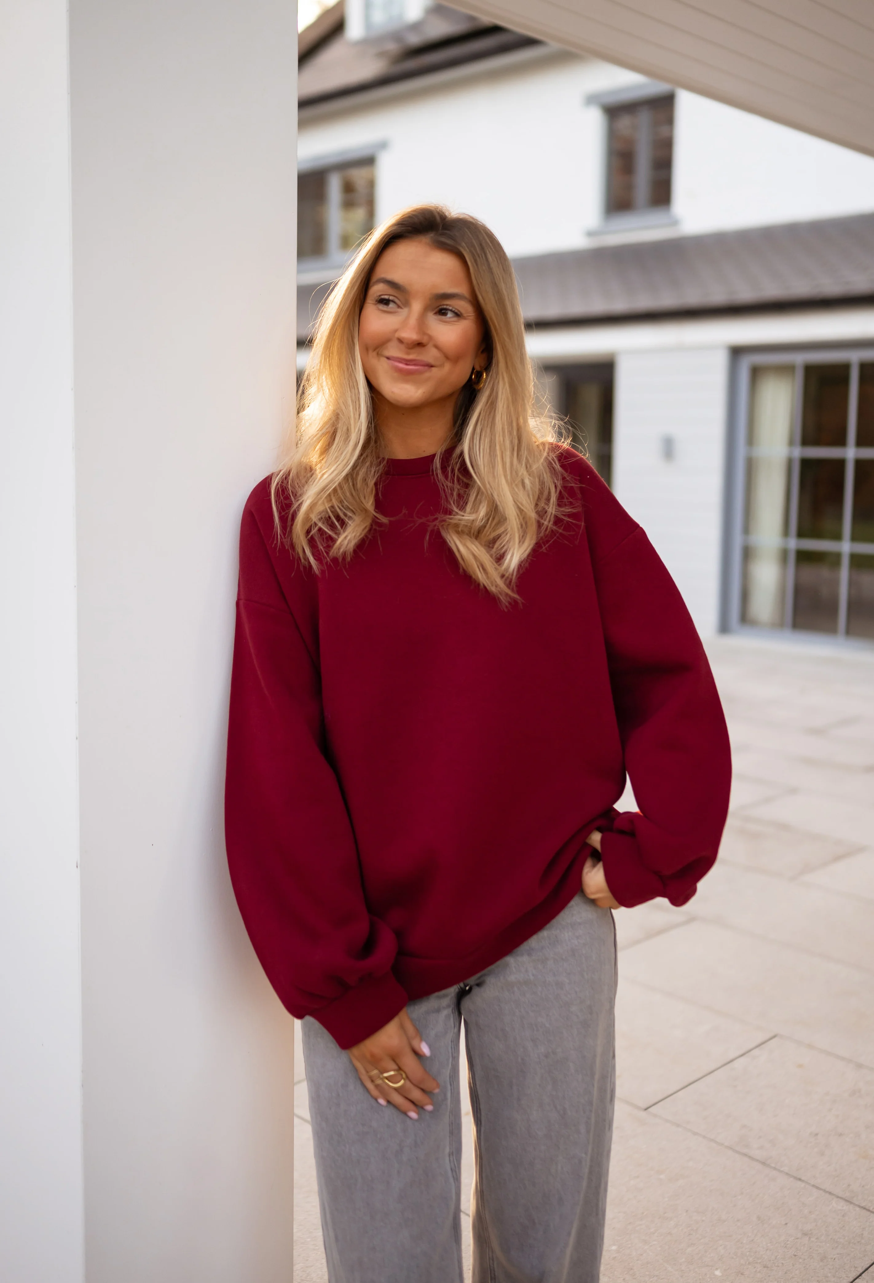 Burgundy Mayfair Sweater - Image 2