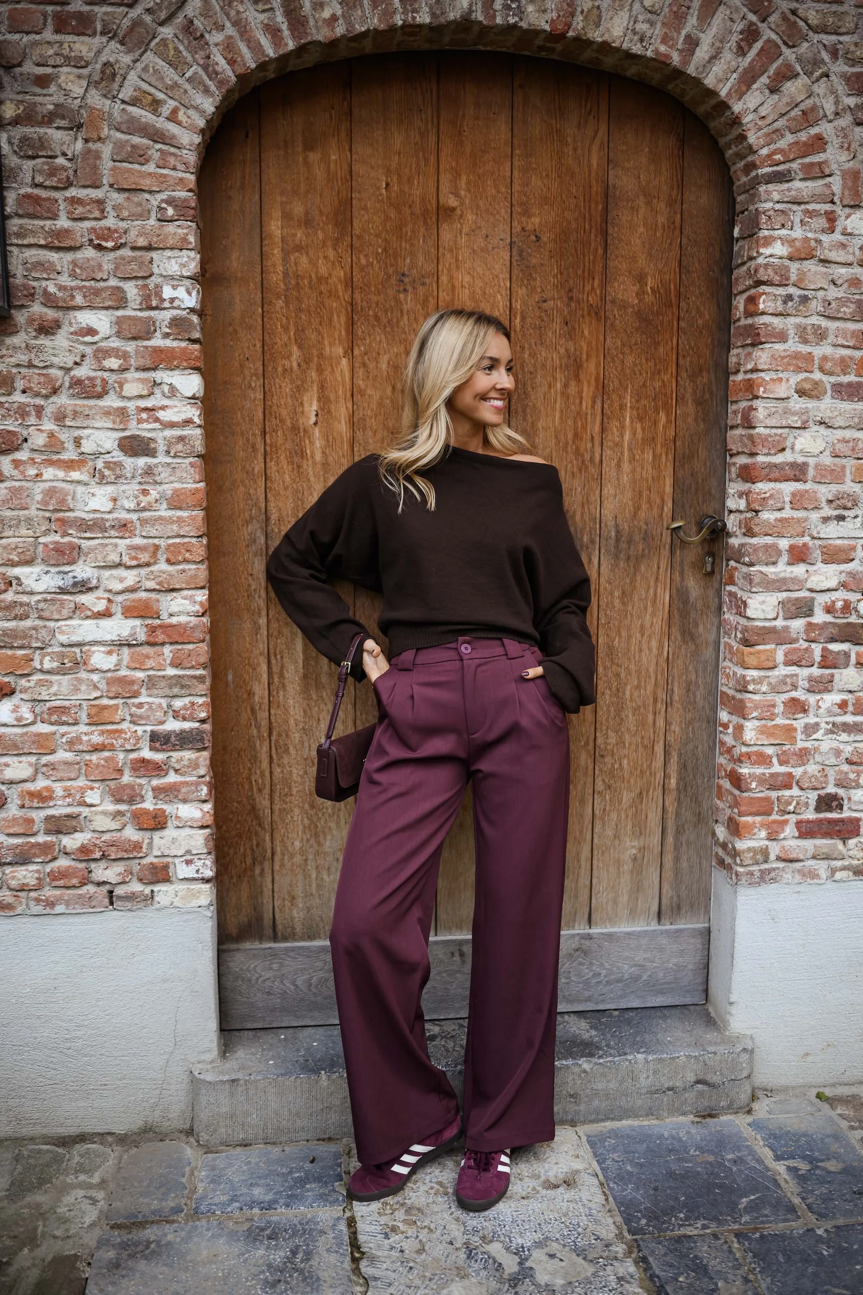 Burgundy Melha Pants - Image 5