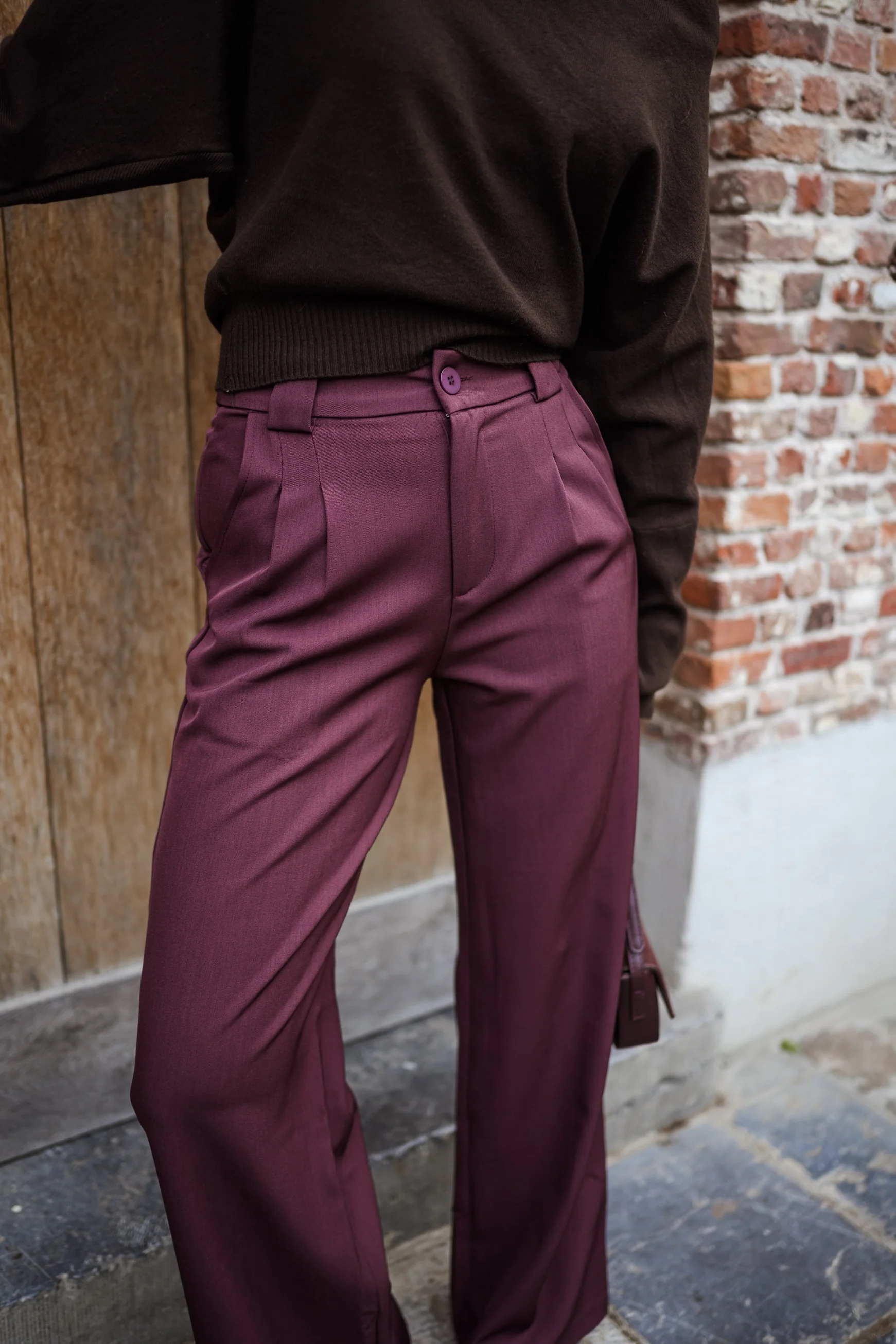 Burgundy Melha Pants - Image 6