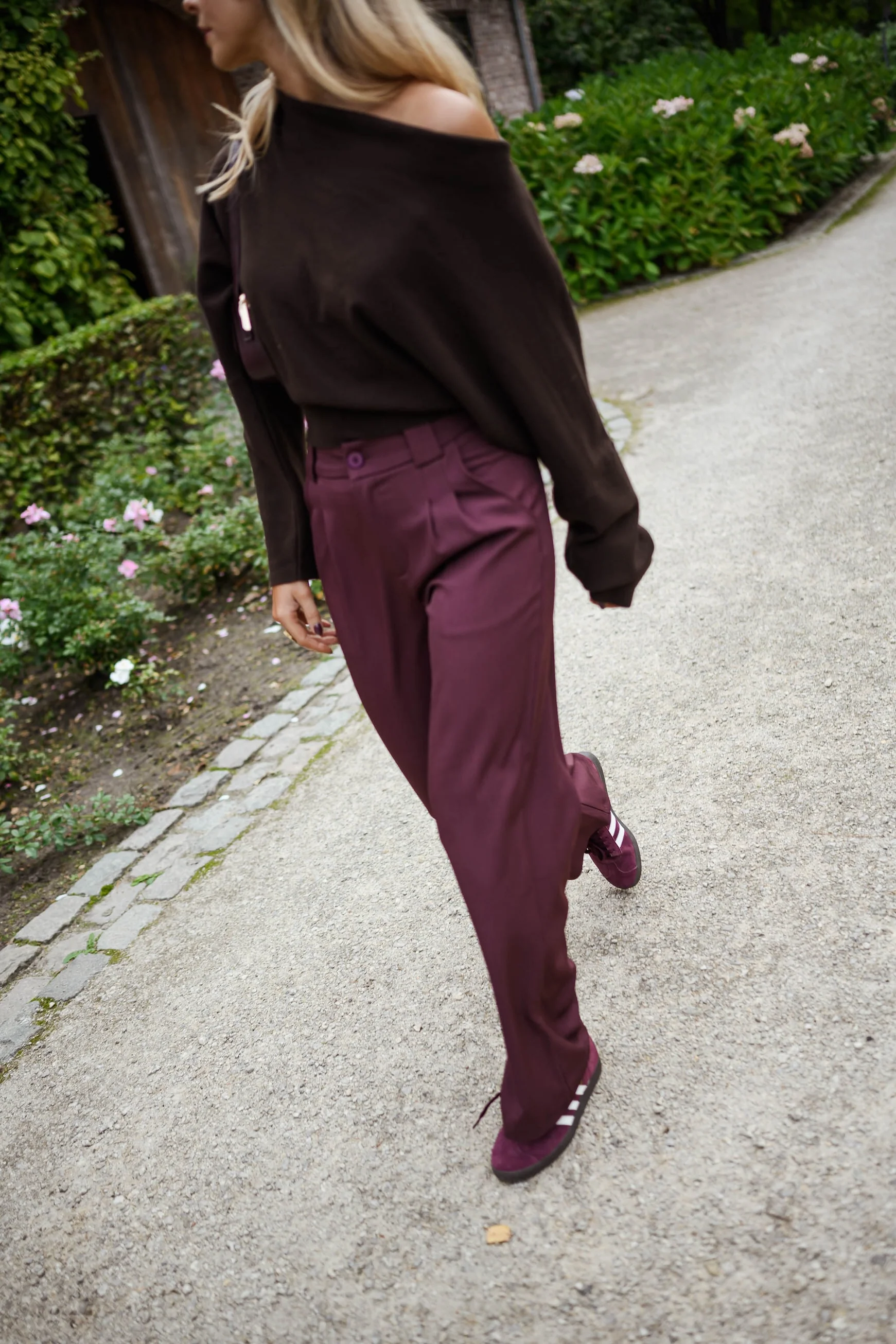 Burgundy Melha Pants - Image 8