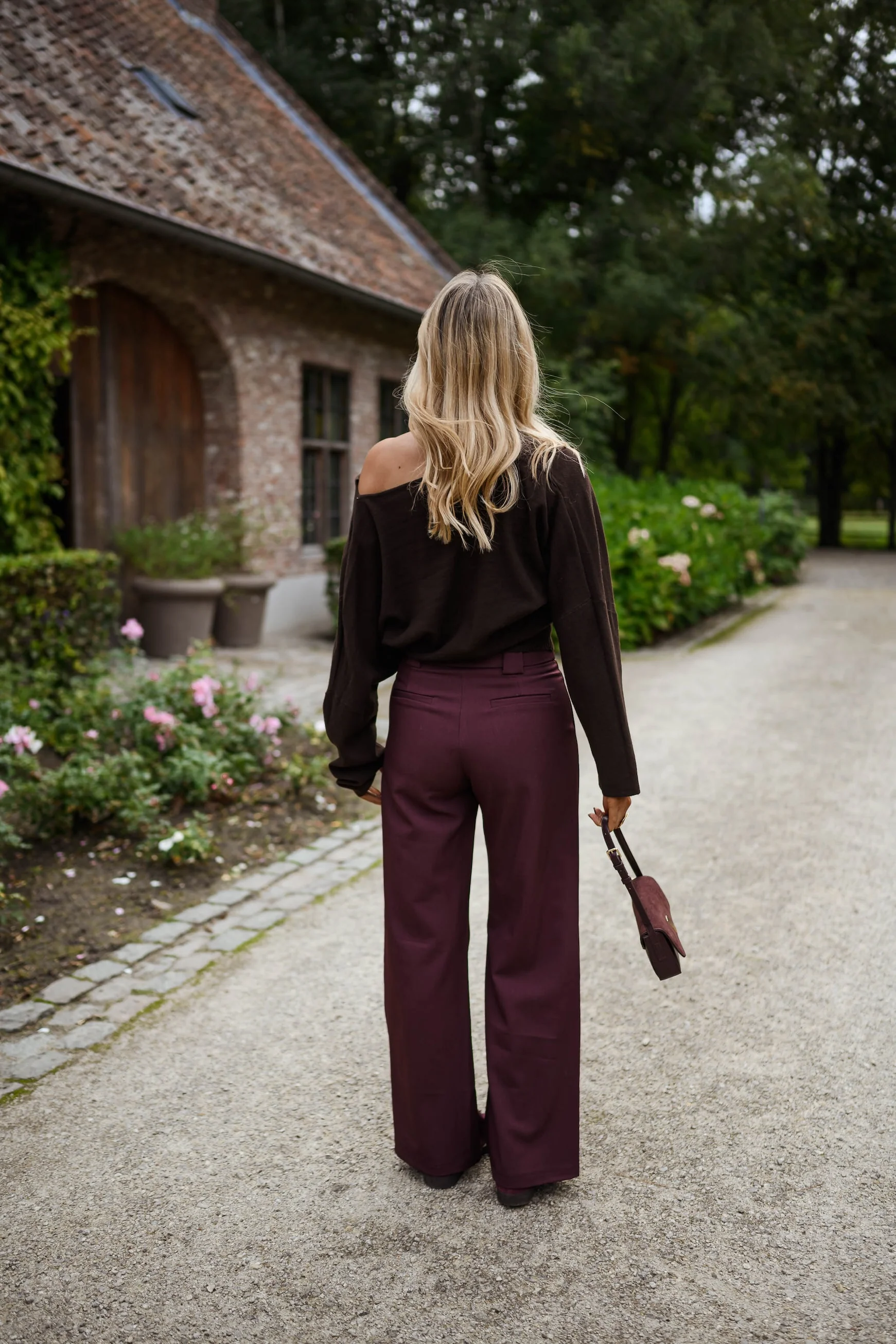 Burgundy Melha Pants - Image 9